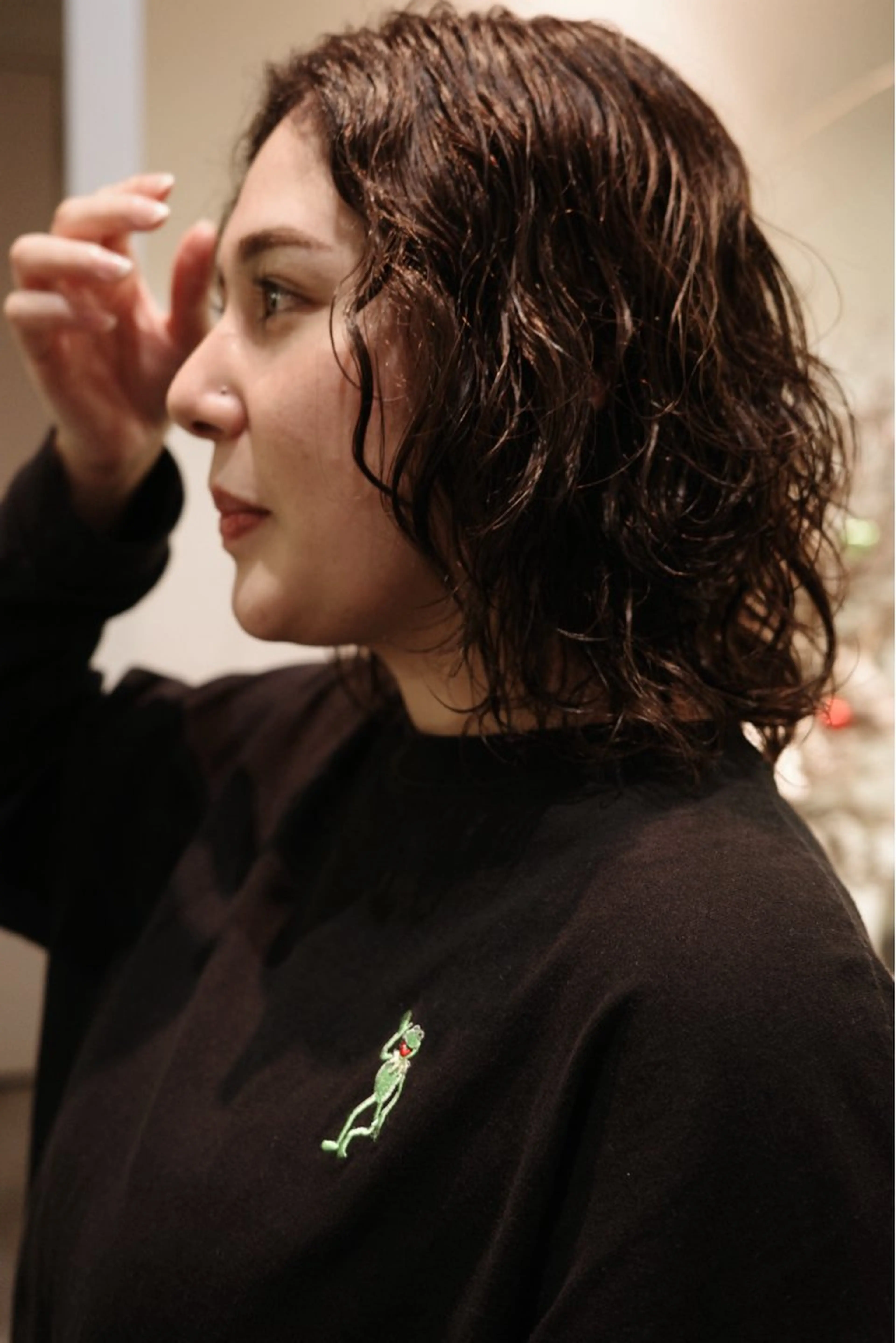 セミロング パーマ カット パーマ 髪質改善/縮毛矯正/ 透明感カラーYUMAのヘアスタイル