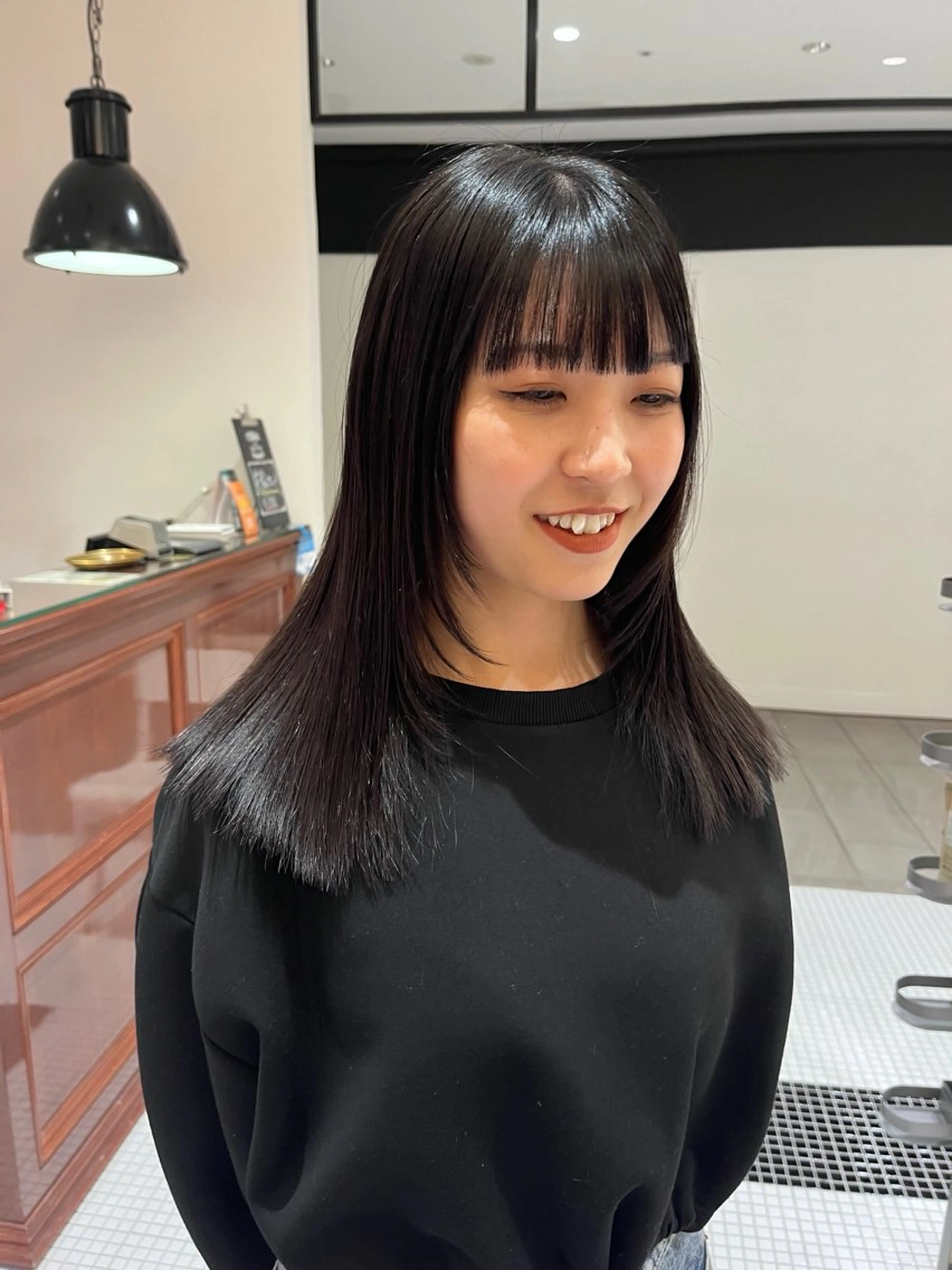 ミディアム 門田 楓香のヘアスタイル