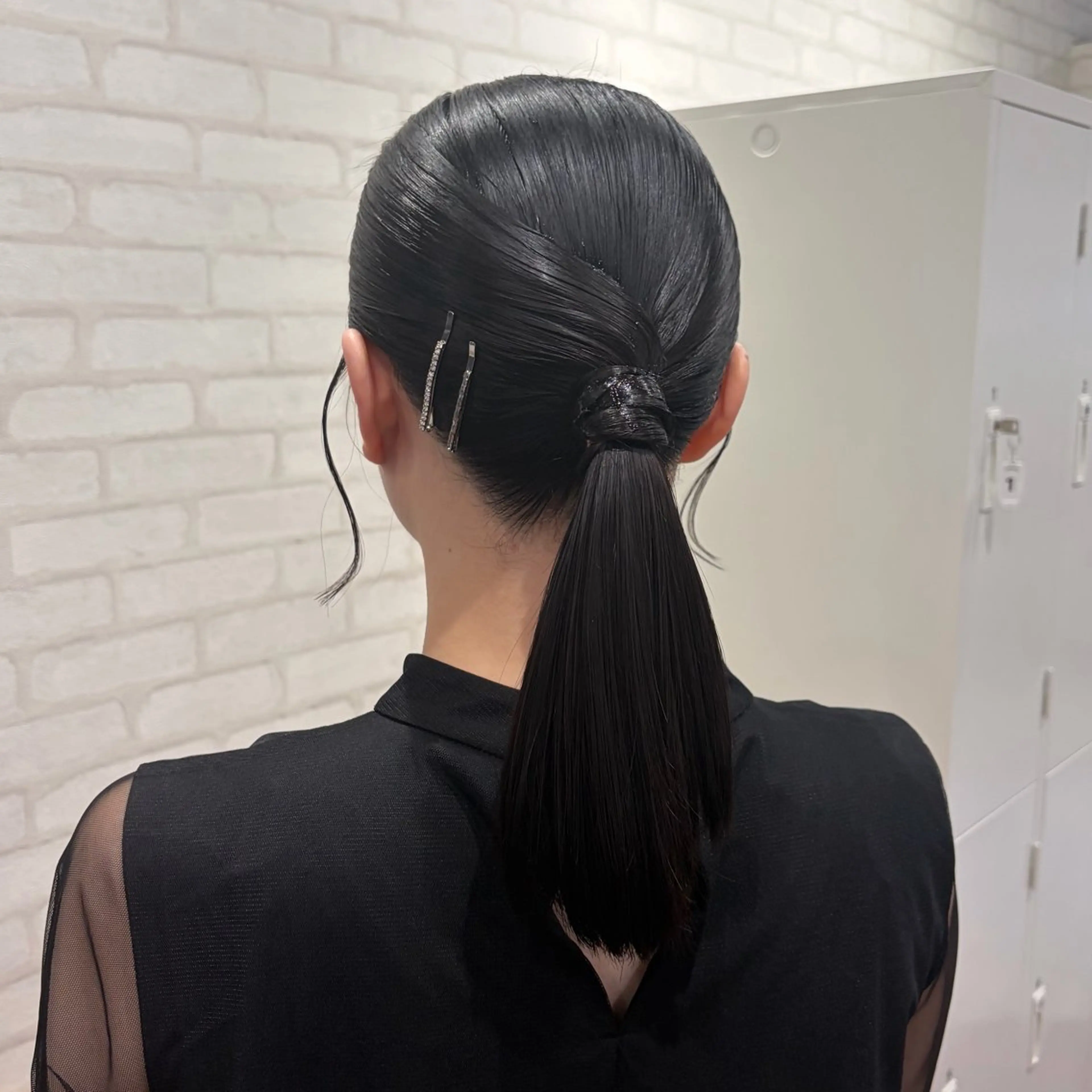 ロング ヘアアレンジ ヘアセット shiori/透明感 /顔周り/髪質改善のヘアスタイル