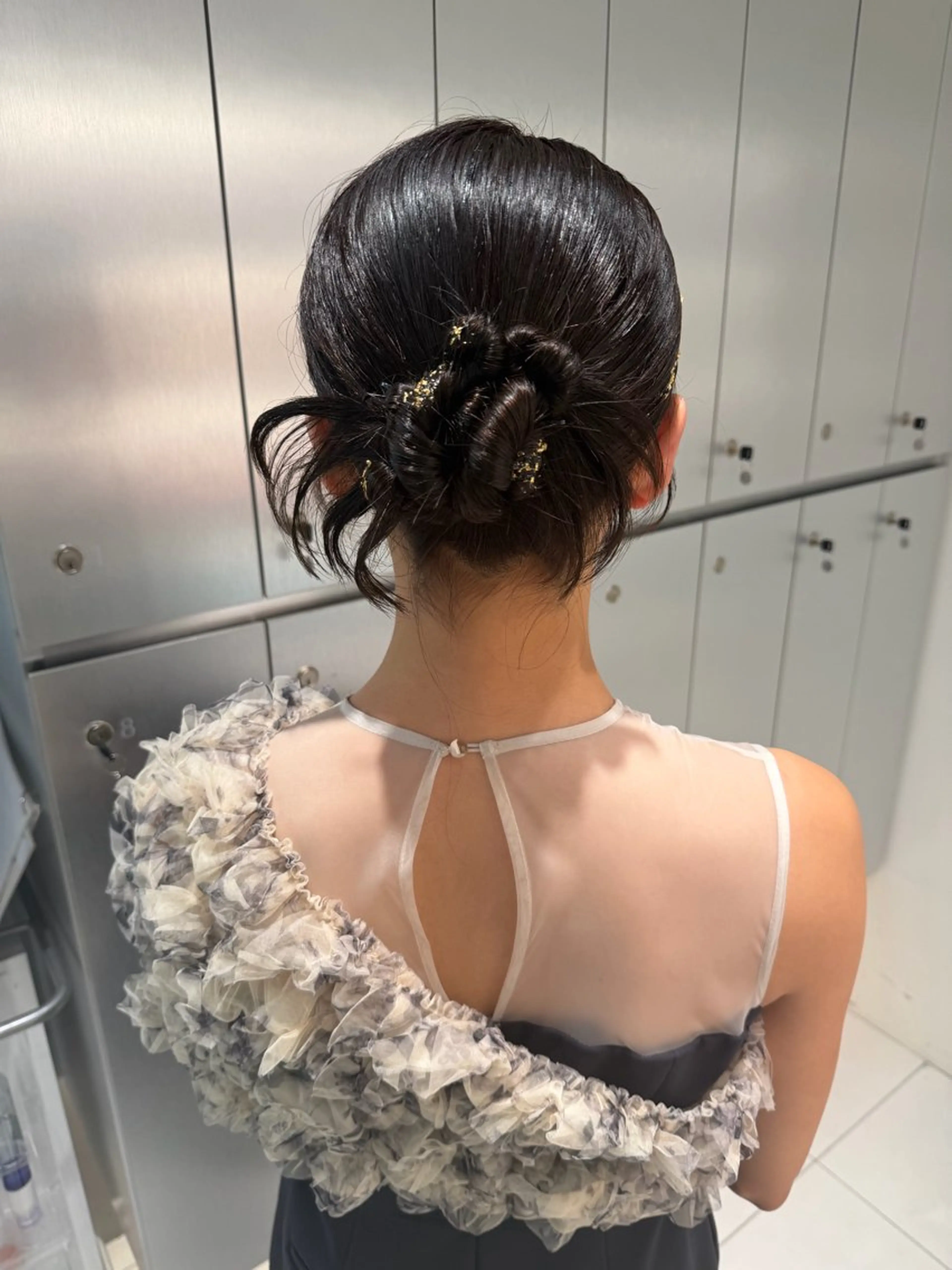 ヘアアレンジ 結婚式・ブライダル ヘアセット ヘアセット🎀耳つぼ 👂💎MONAMIのヘアスタイル