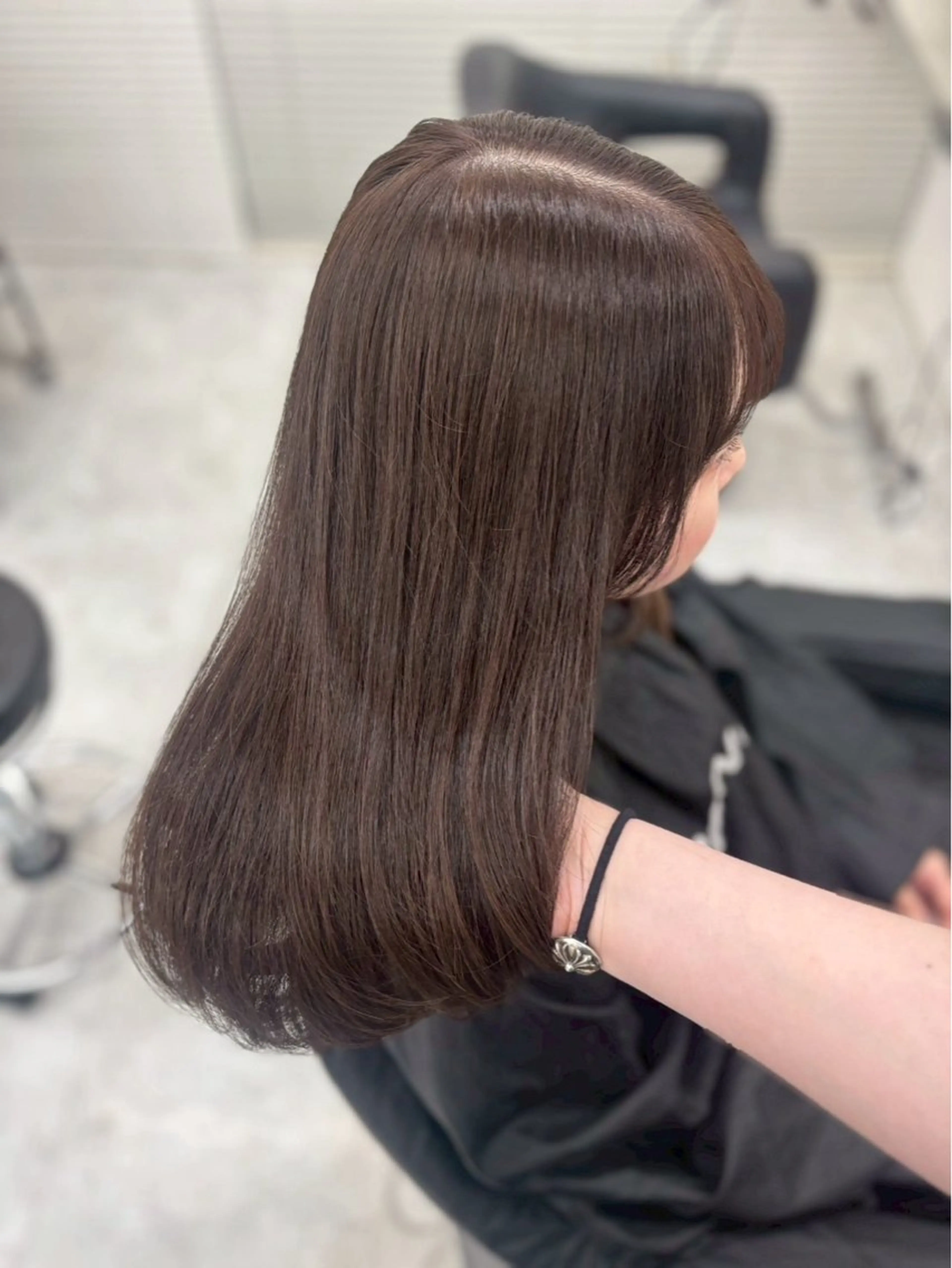ロング カラー カット ヘアカラー 上品モテヘア🩶 karen🩶のヘアスタイル
