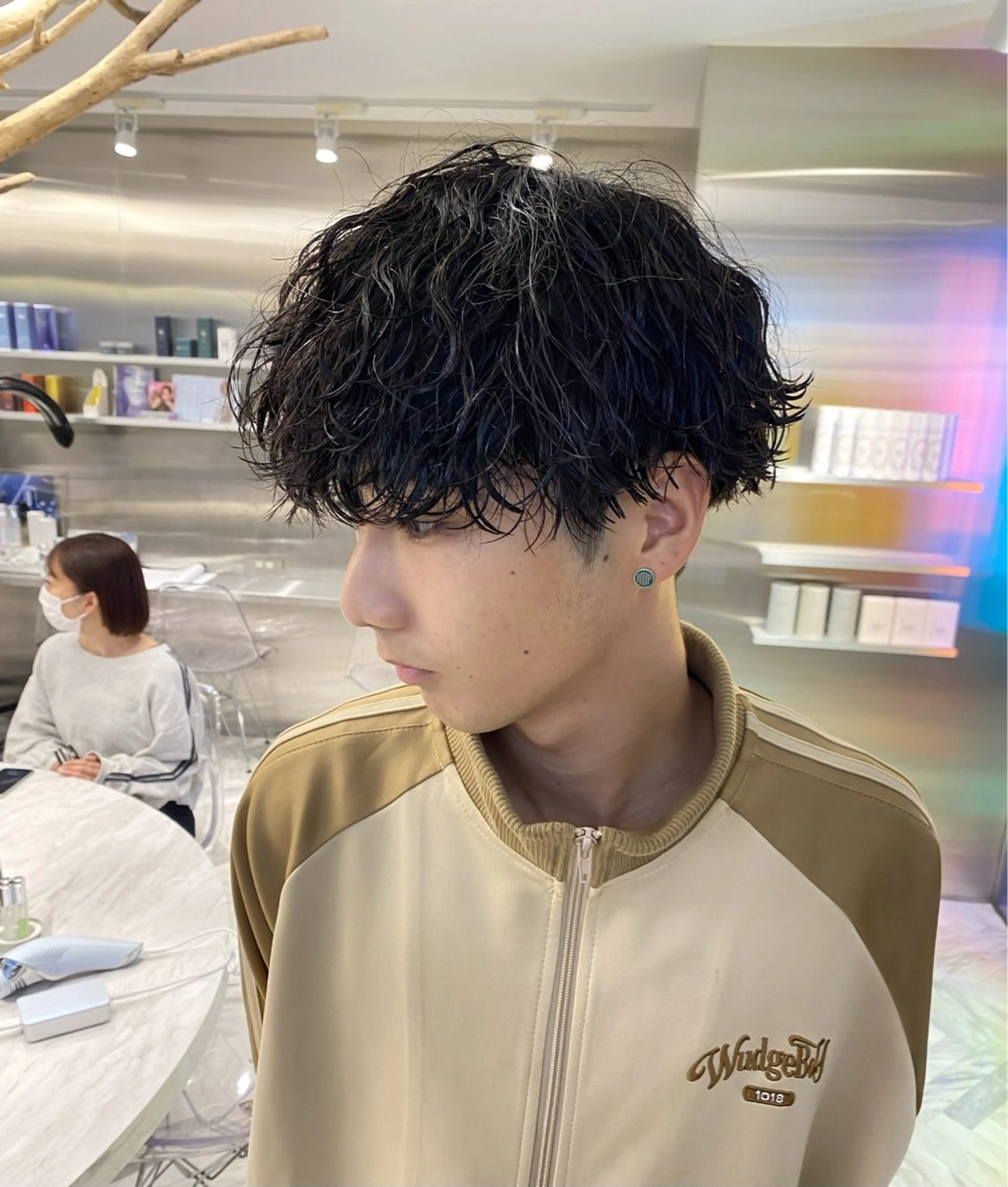 パーマ メンズ カット パーマ シャドウパーマ/ ルーズパーマ/メンズのヘアスタイル