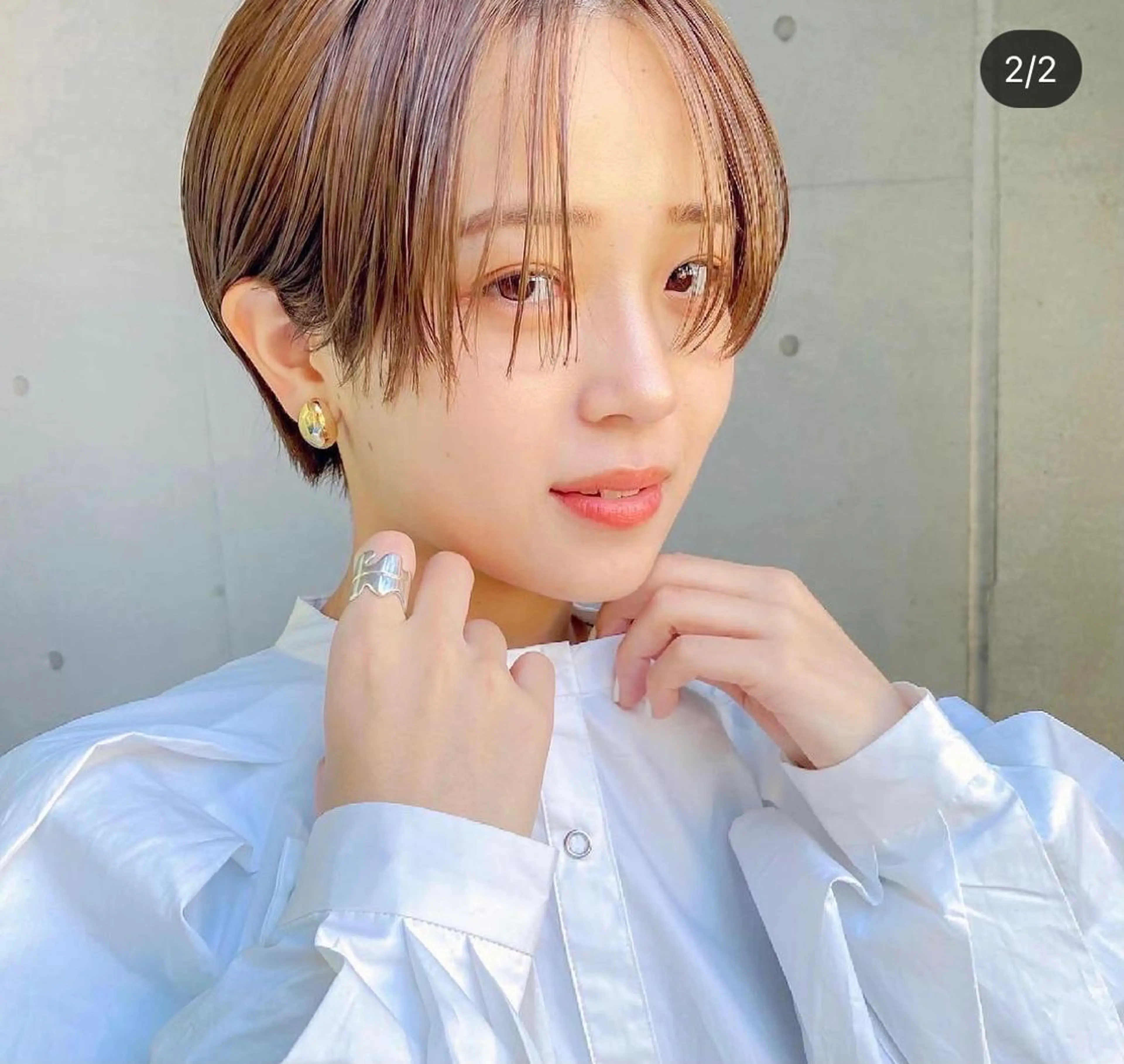 ショート 柴田 日菜子のヘアスタイル