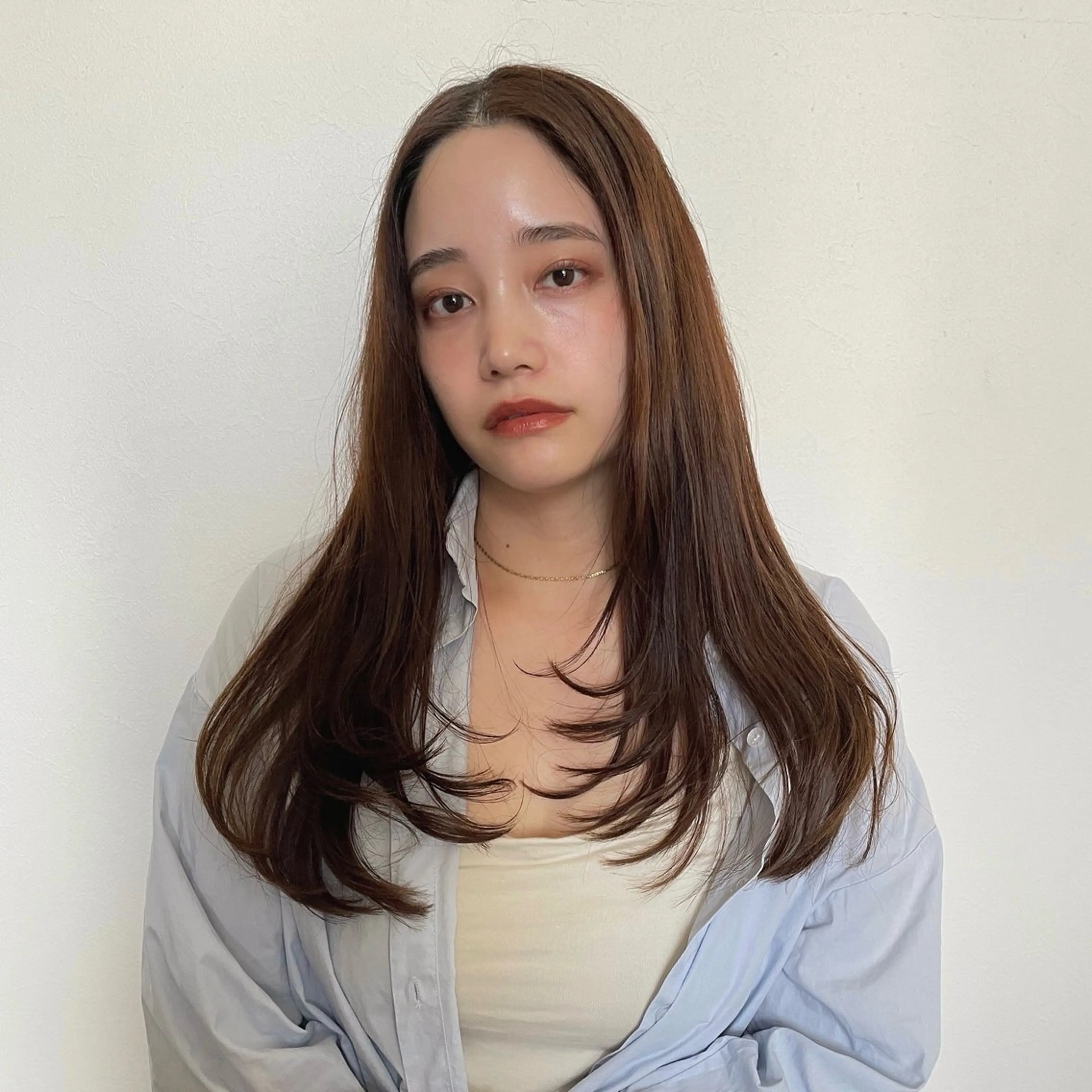 ロング カラー ベージュカラー 透明感カラー グレージュ ミルクティーベージュ レイヤーカット カット ヘアカラー トリートメント 堀江将太朗/恵比寿/ メンズカットのヘアスタイル