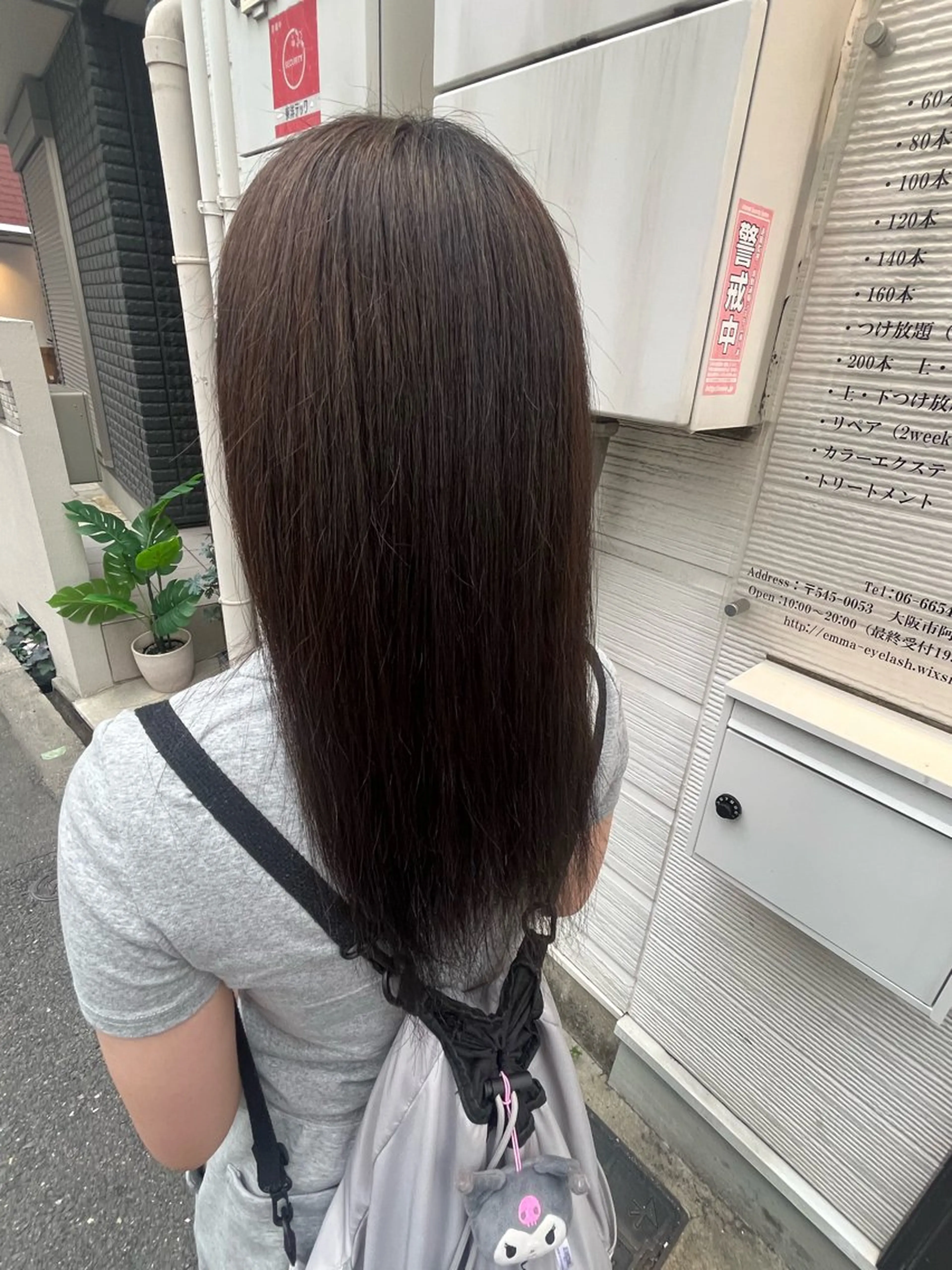 カラー ダークグレー ダークグレージュ グレージュ FERIAあべの／ あやな🍰のヘアスタイル