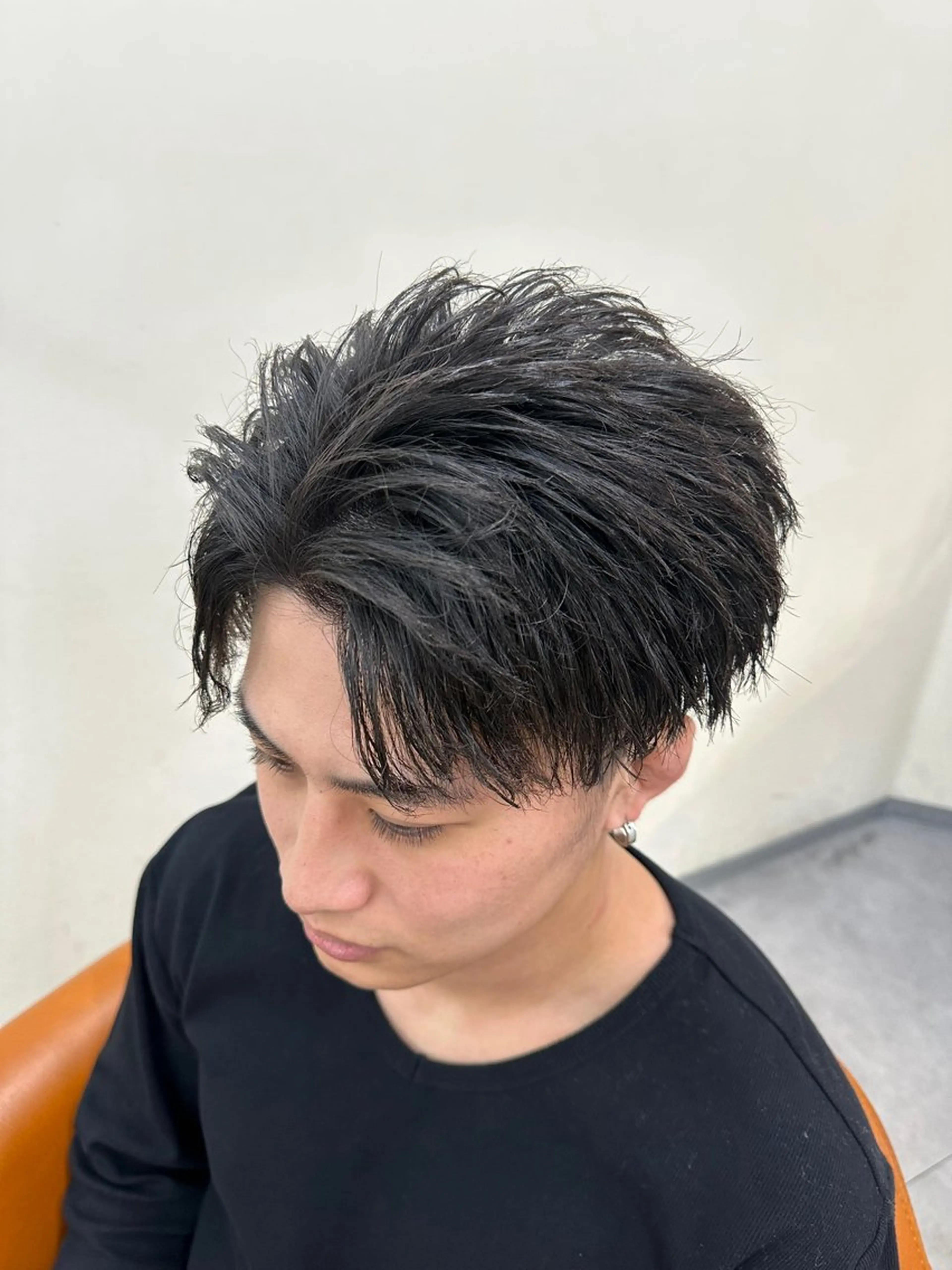 ショート メンズ カット ヘアカラー ニュアンス/シャドウ /韓国系/梅田茶屋町のヘアスタイル