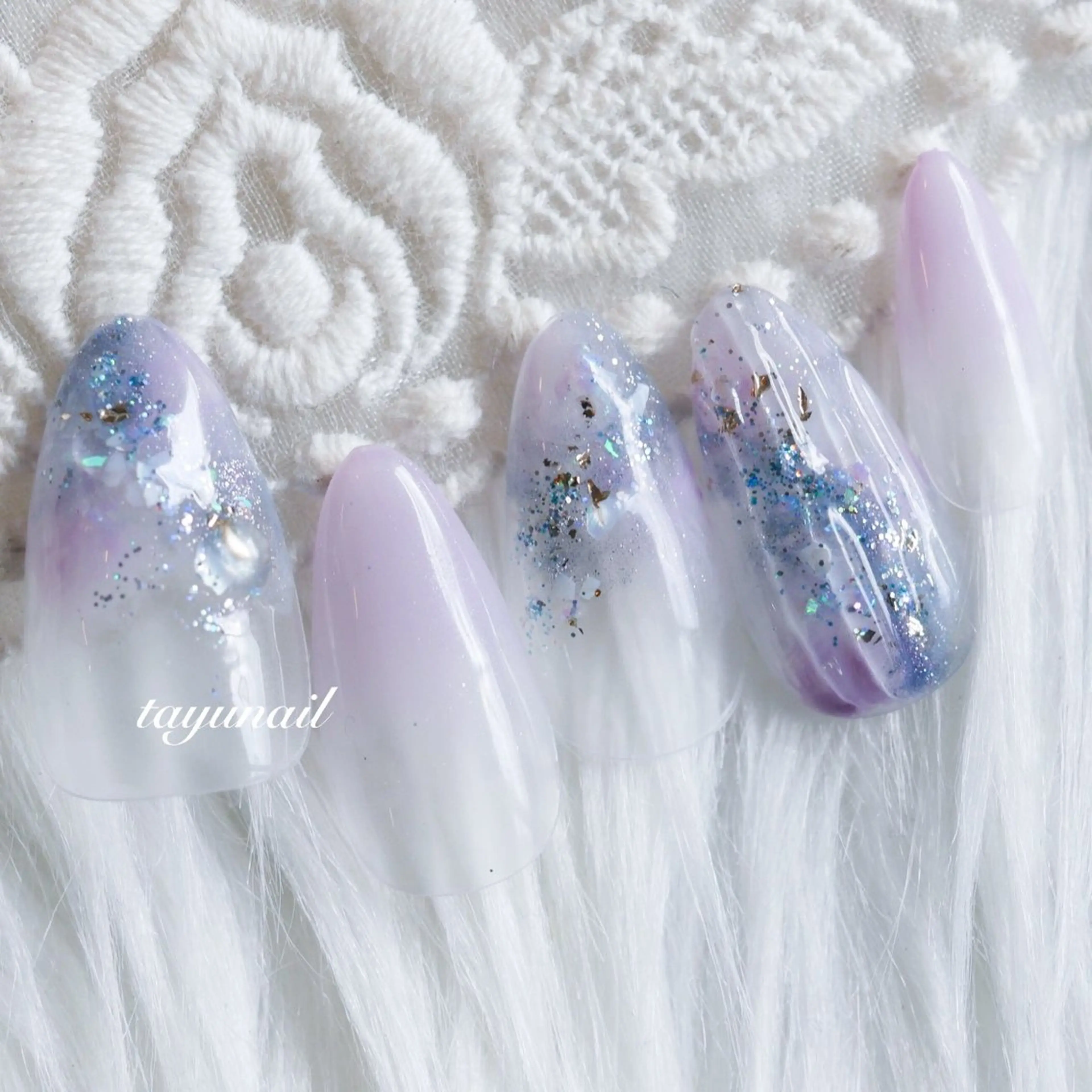 ネイル アートネイル フットネイル ジェルネイル パラジェル ハンドネイル ネイルサロン 【たゆnail】のネイルデザイン
