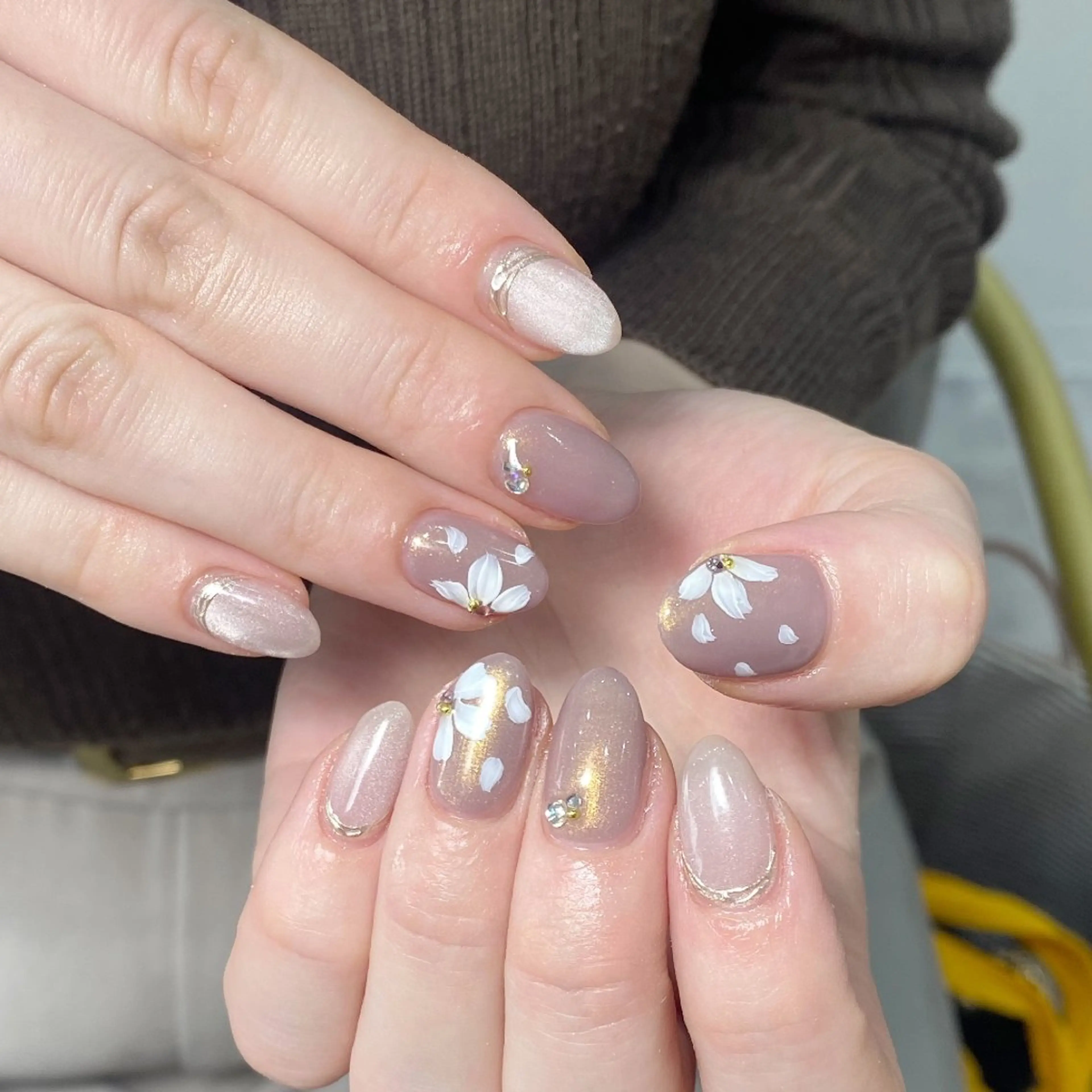 ネイル クリアネイル フラッシュネイル フットネイル フレンチネイル ジェルネイル ハンドネイル UM Nail Salonのネイルデザイン