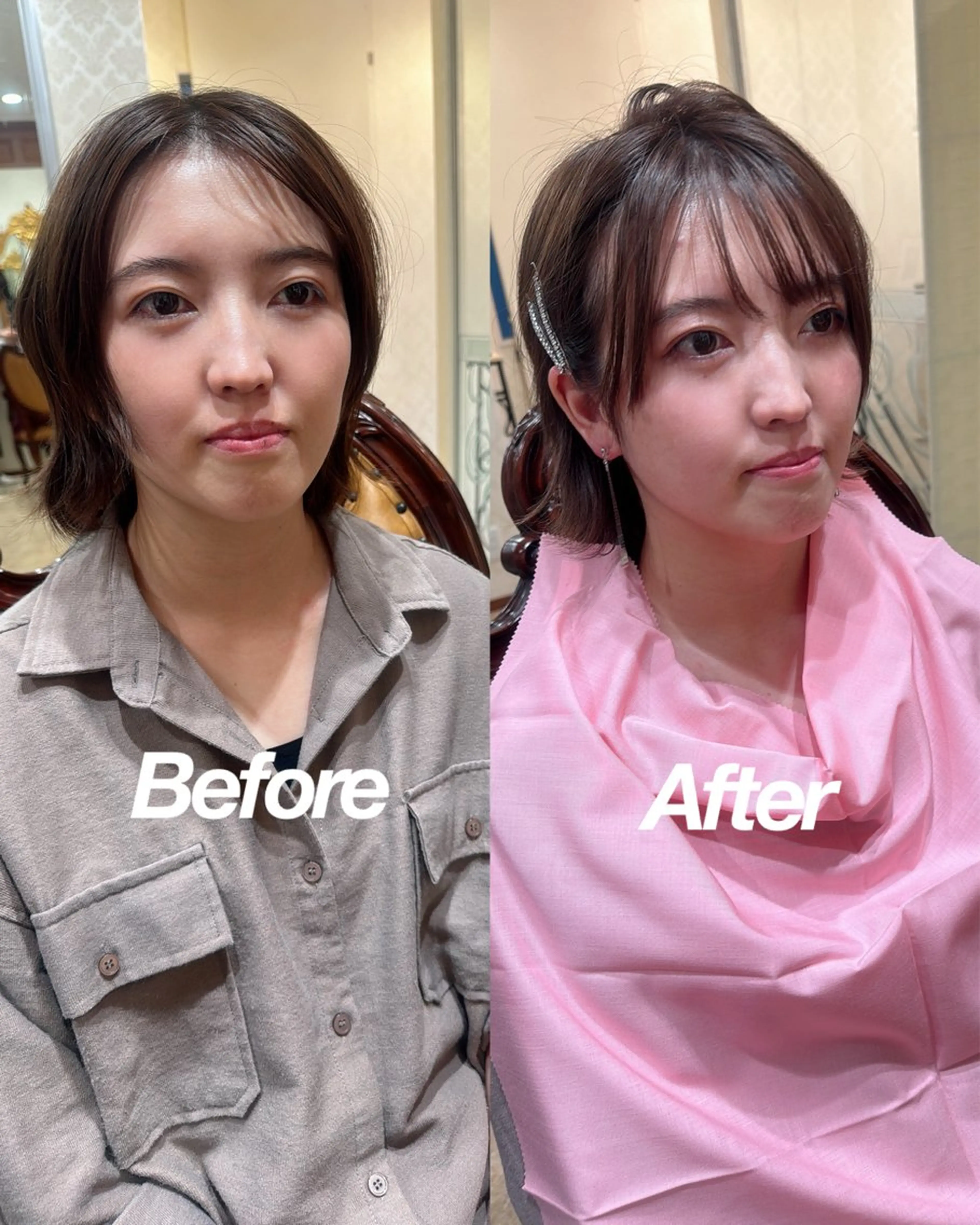 【自分に似合うヘアカラーをしたい方へ💫】プチパーソナルカラー診断＋似合わせカラー＆スタイリング＋眉メイクの写真