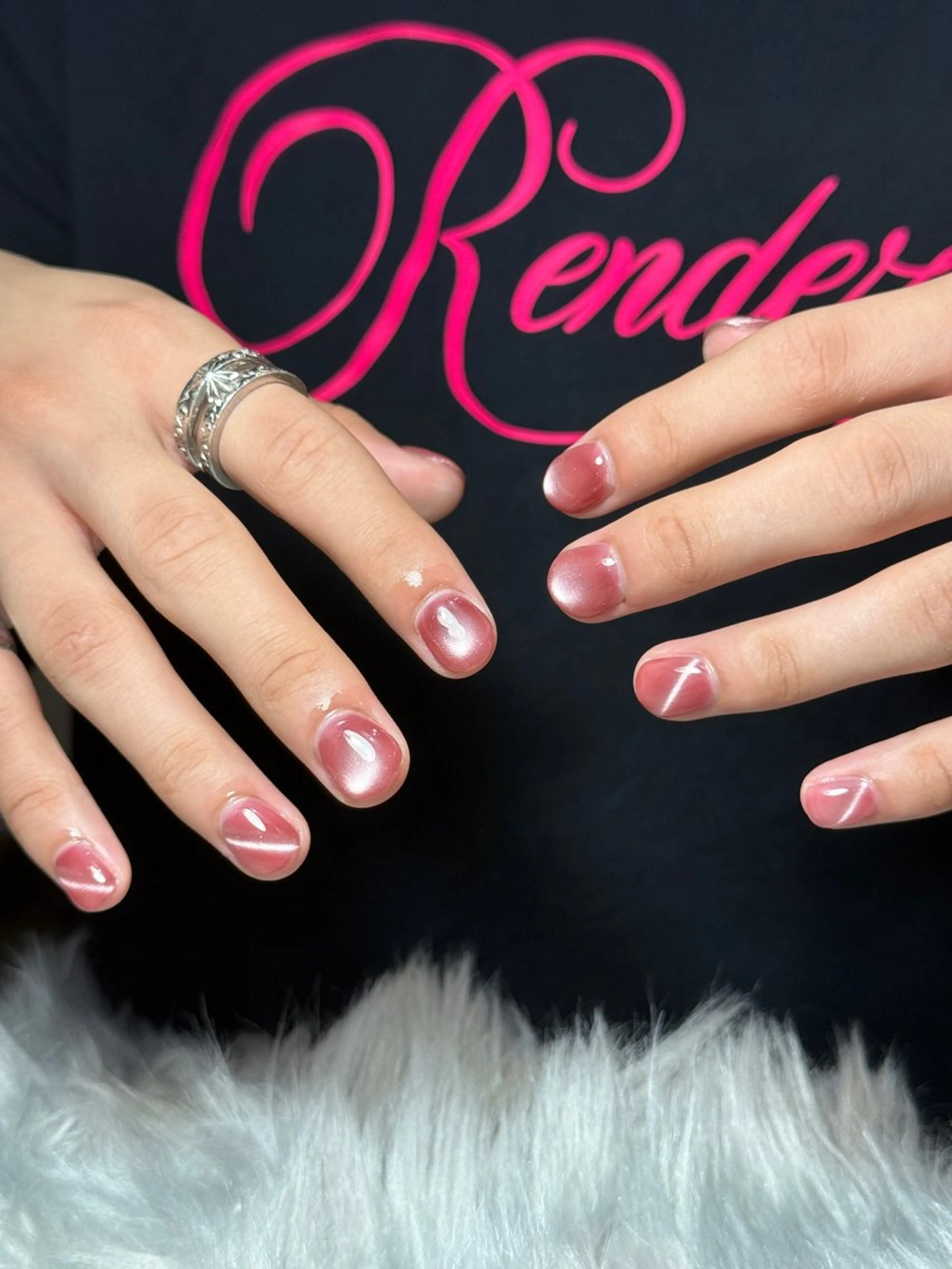 ネイル マグネットネイル メンズネイル Momoka 🍑🎀のネイルデザイン