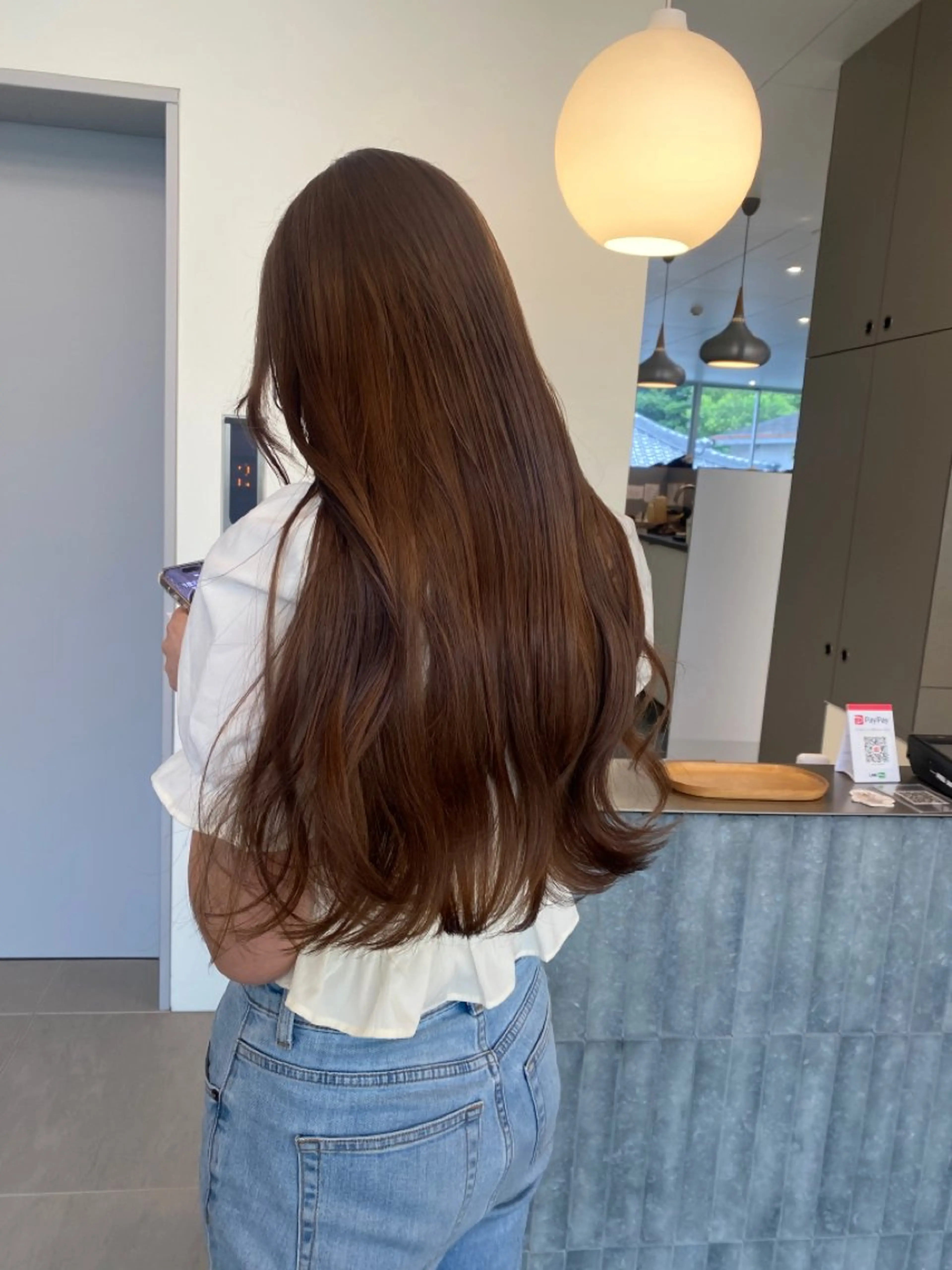 ロング カラー ベージュカラー ヘアカラー 高発色ブリーチ/ ハイレイヤー🪽aiのヘアスタイル