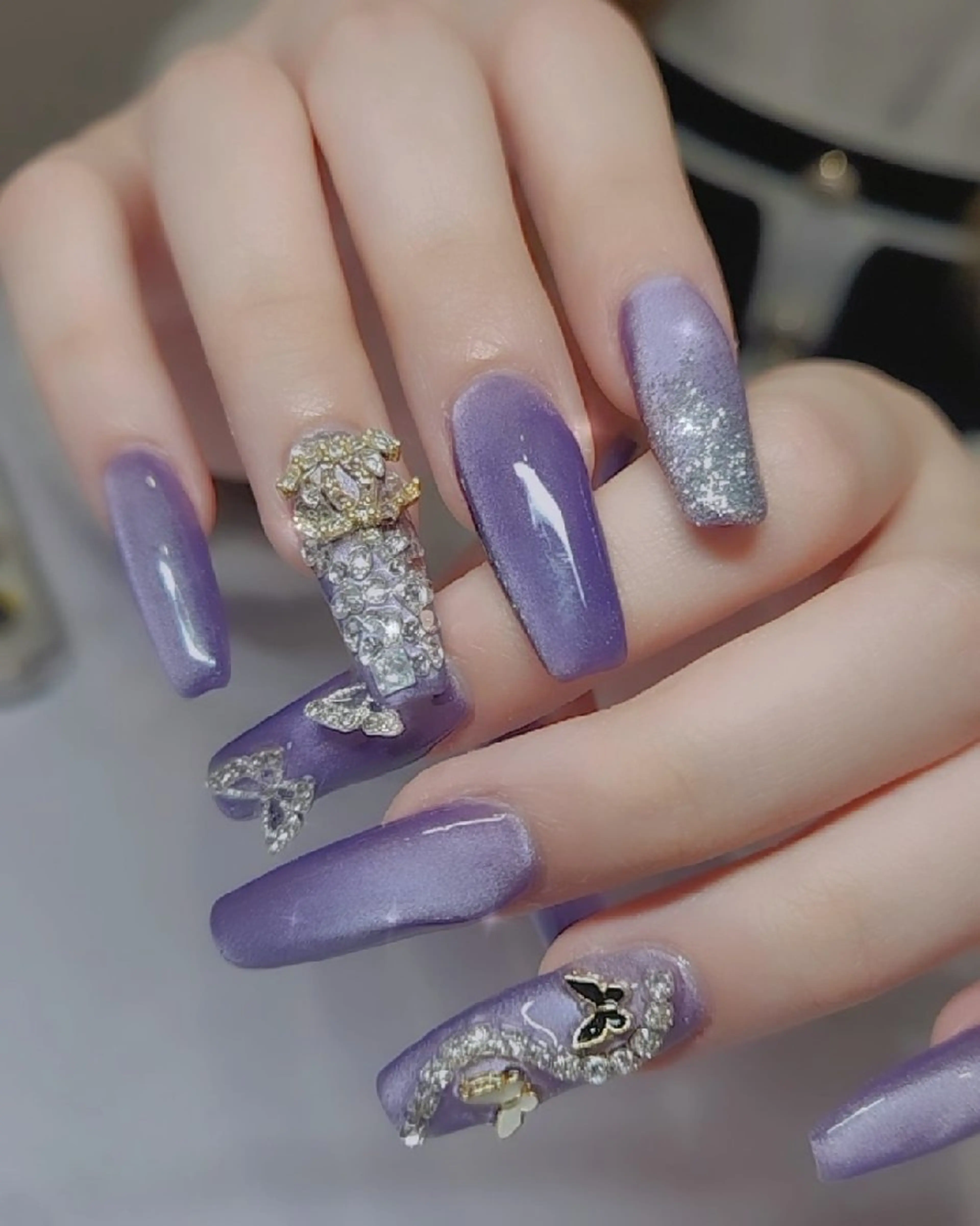 ネイル アートネイル 長さ出し スカルプネイル ハンドネイル nailsalon neonのネイルデザイン