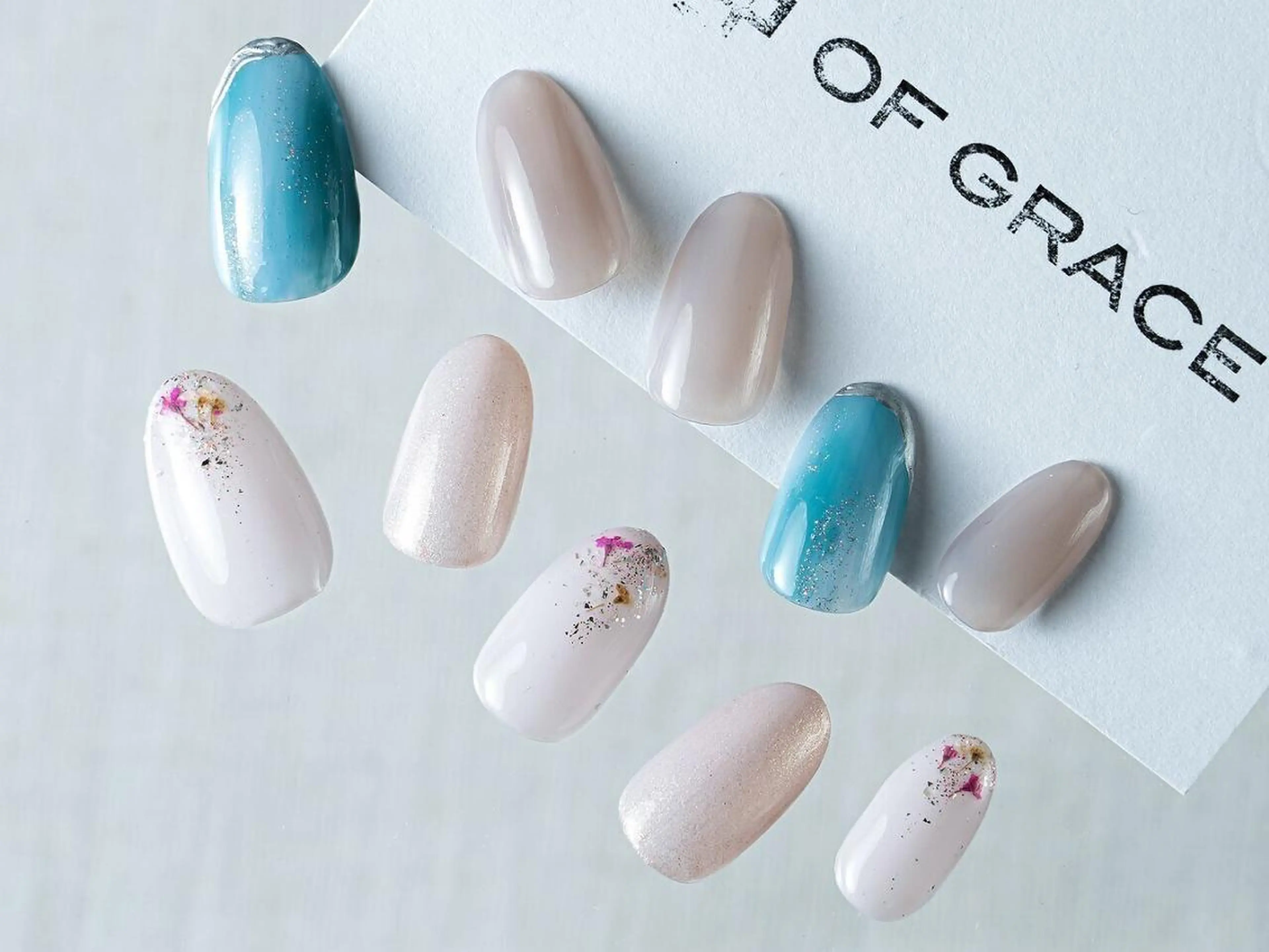 【ハンド】※オフなしのお客様限定【12:00開始の予約】 シンプルアートコース★20種類から選択  Jr.メニューの写真