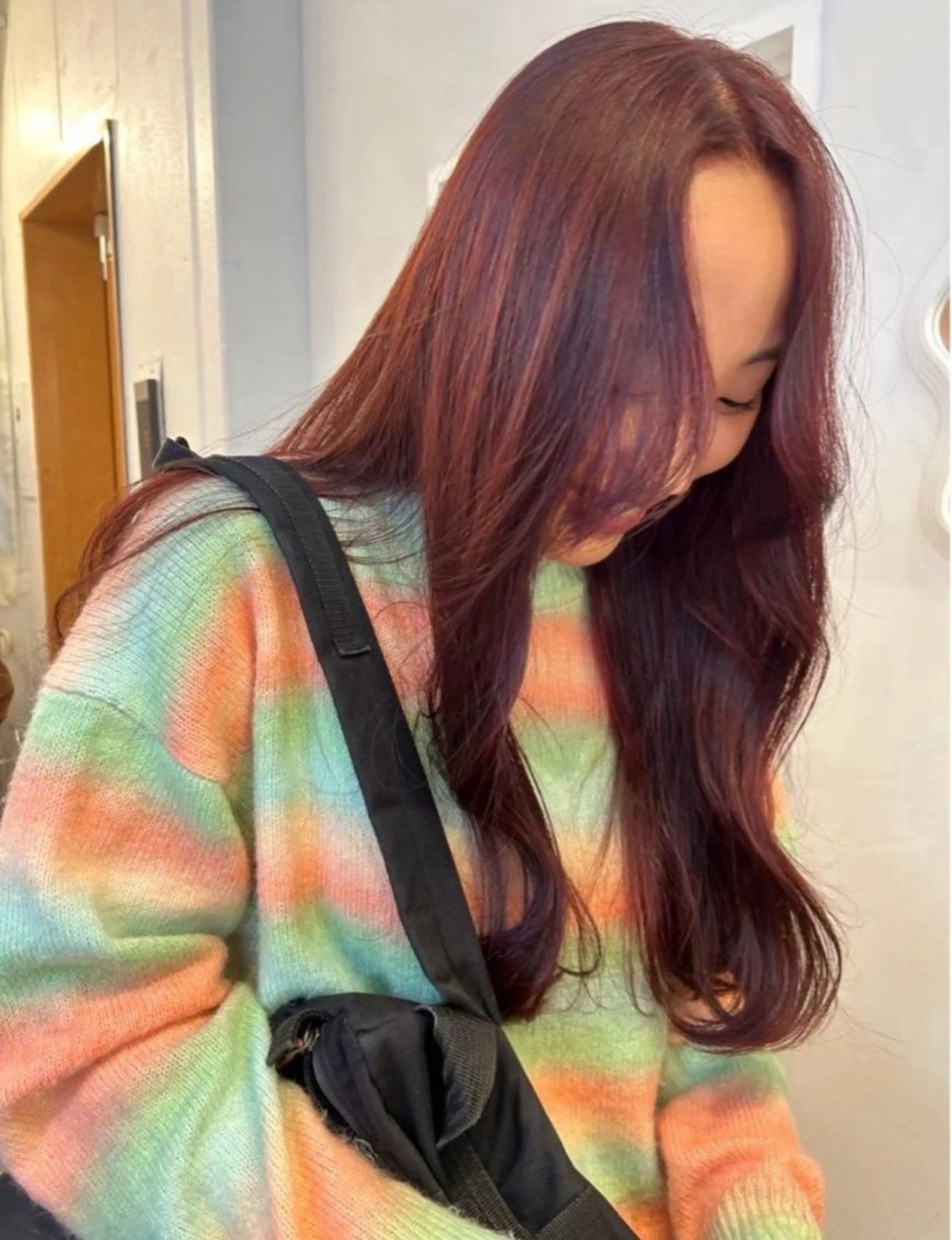 ロング カラー カット ヘアカラー トリートメント 🍊暖色カラー /ボブ/kanonのヘアスタイル