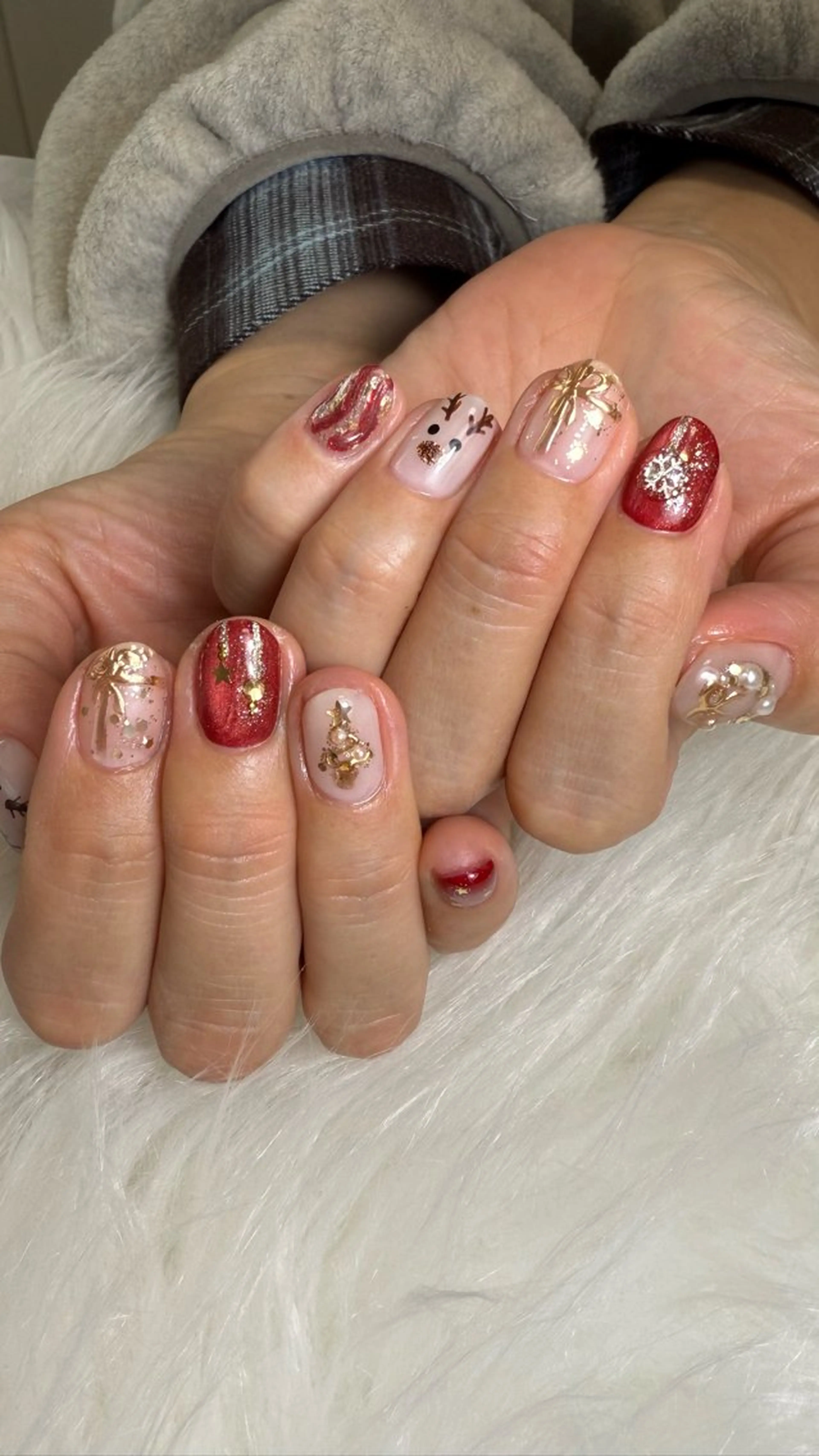 ネイル 冬ネイル クリスマス Luana nailのネイルデザイン