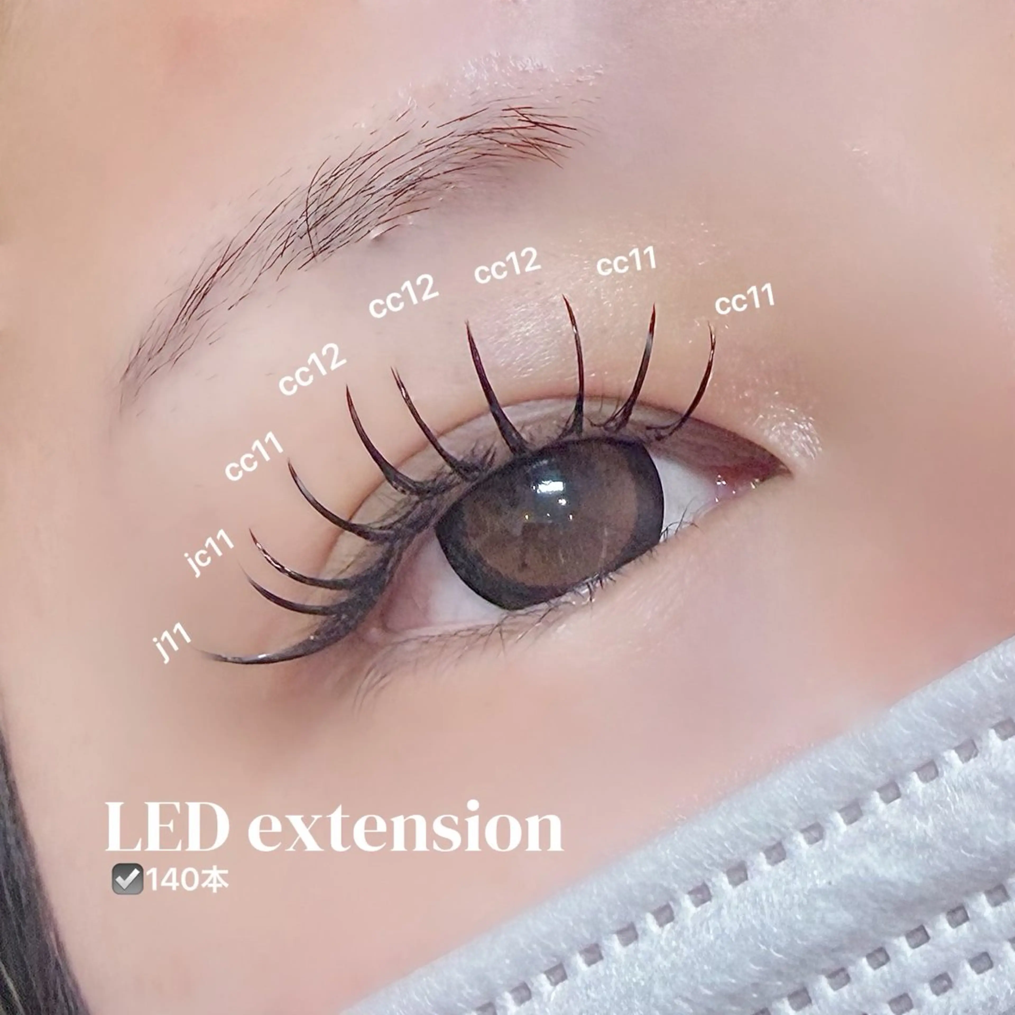 マツエク・マツパ soo lash room yuukaのマツエク・マツパデザイン