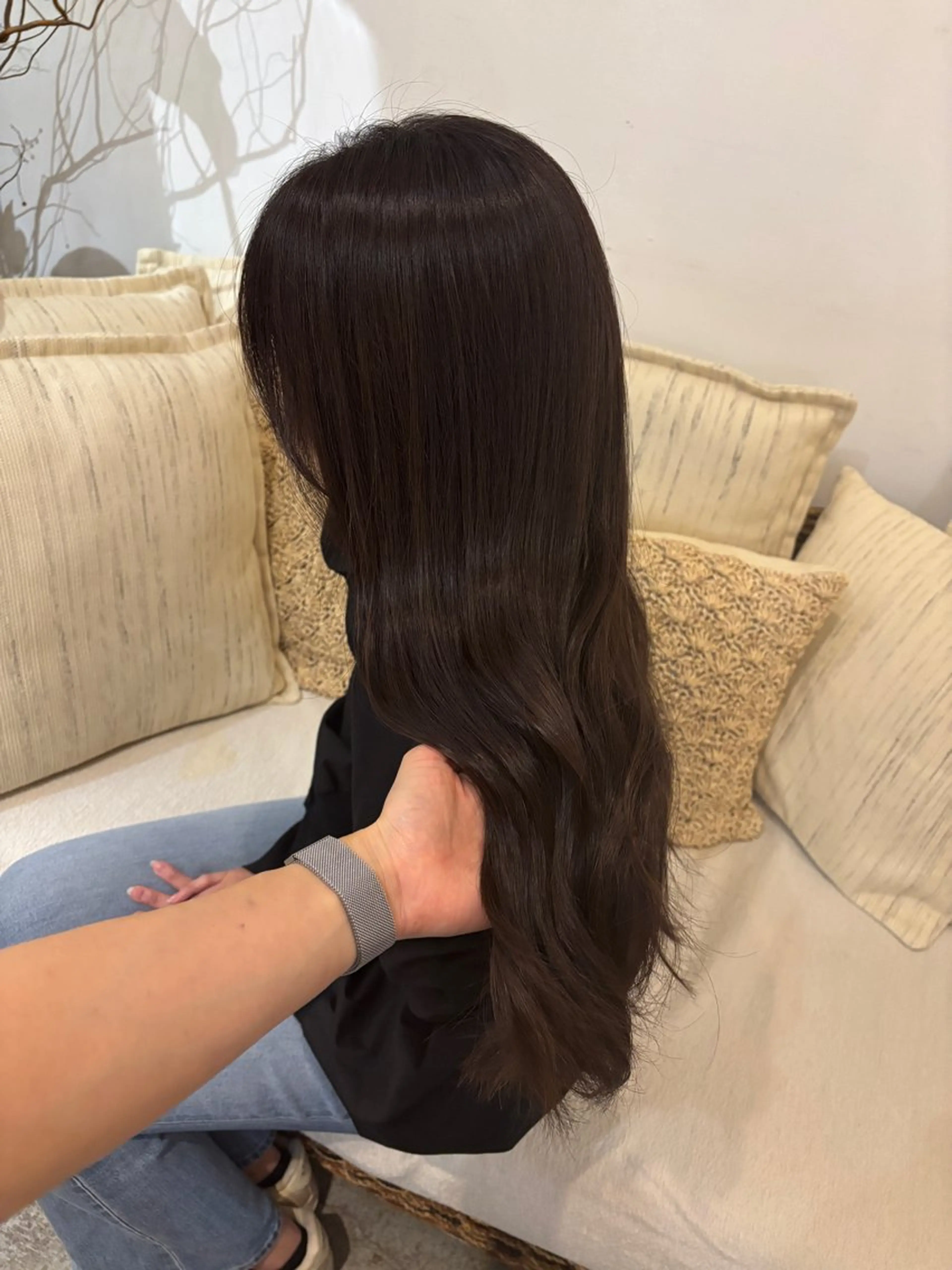 ロング カット ヘアカラー トリートメント ヘッドスパ putri店長 和田鈴采のヘアスタイル