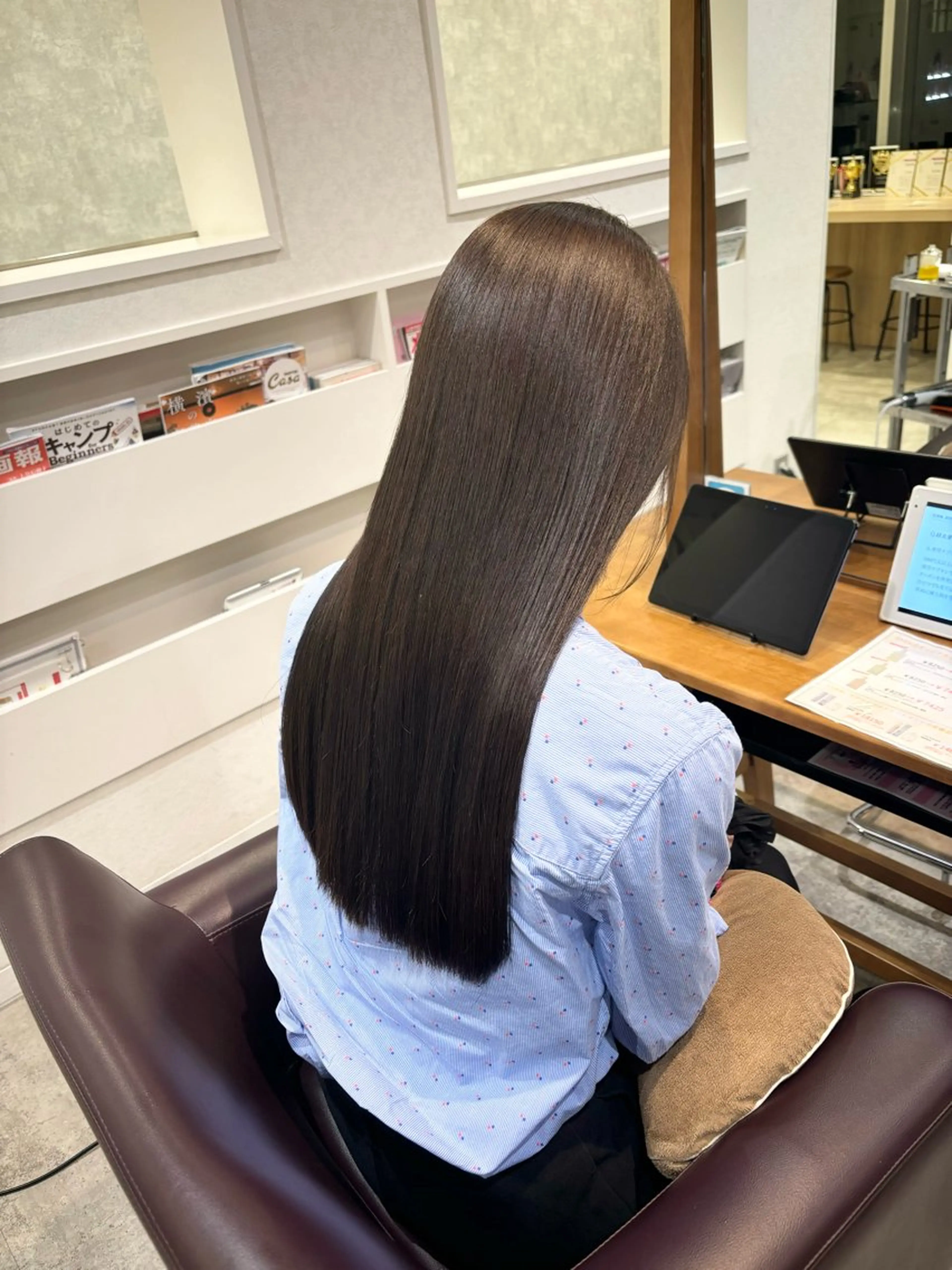 ロング カラー 似合わせカット 透明感カラー/中野のヘアスタイル