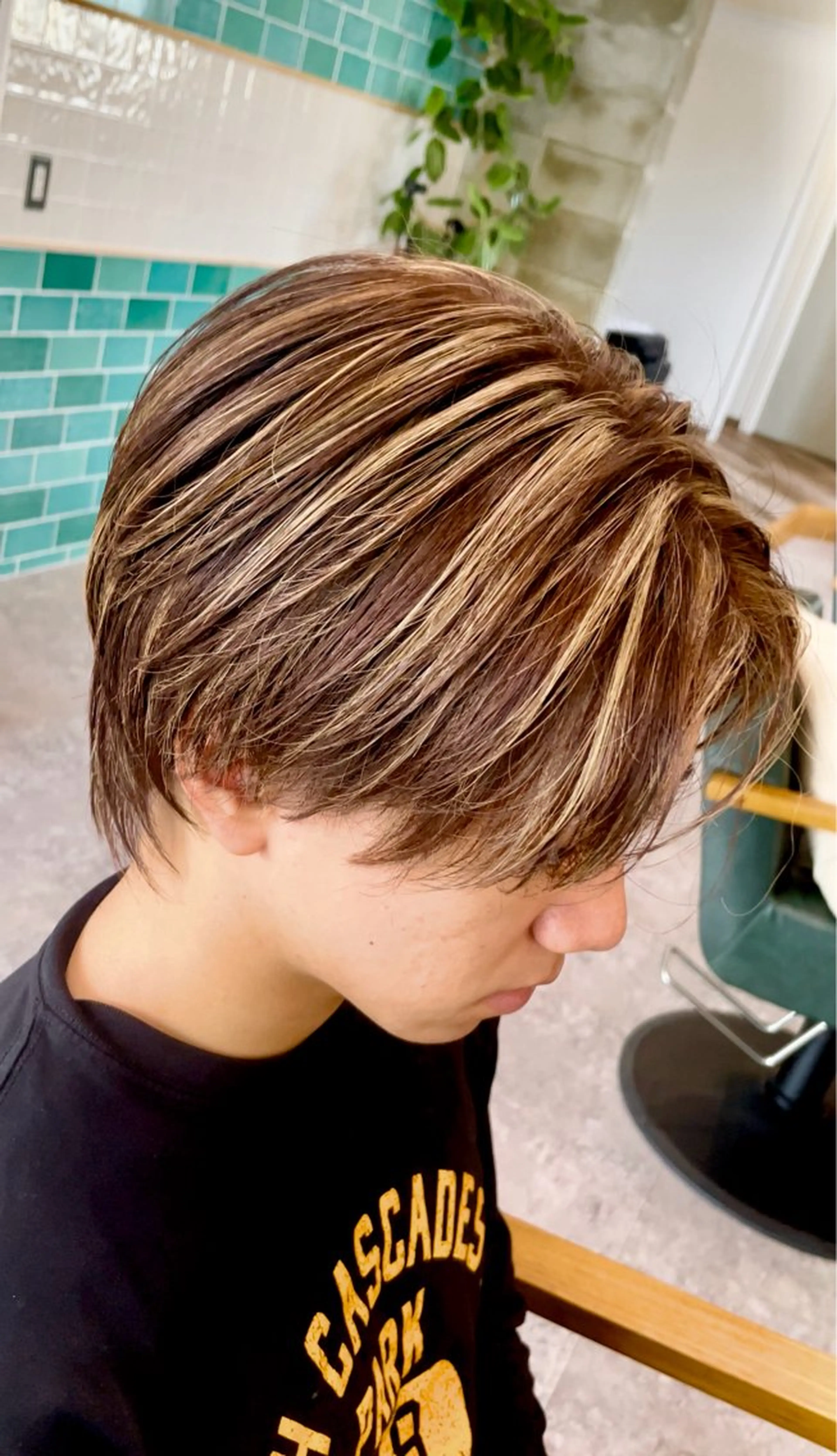 カラー ブリーチ/ストレート ダブルカラーtetoのヘアスタイル