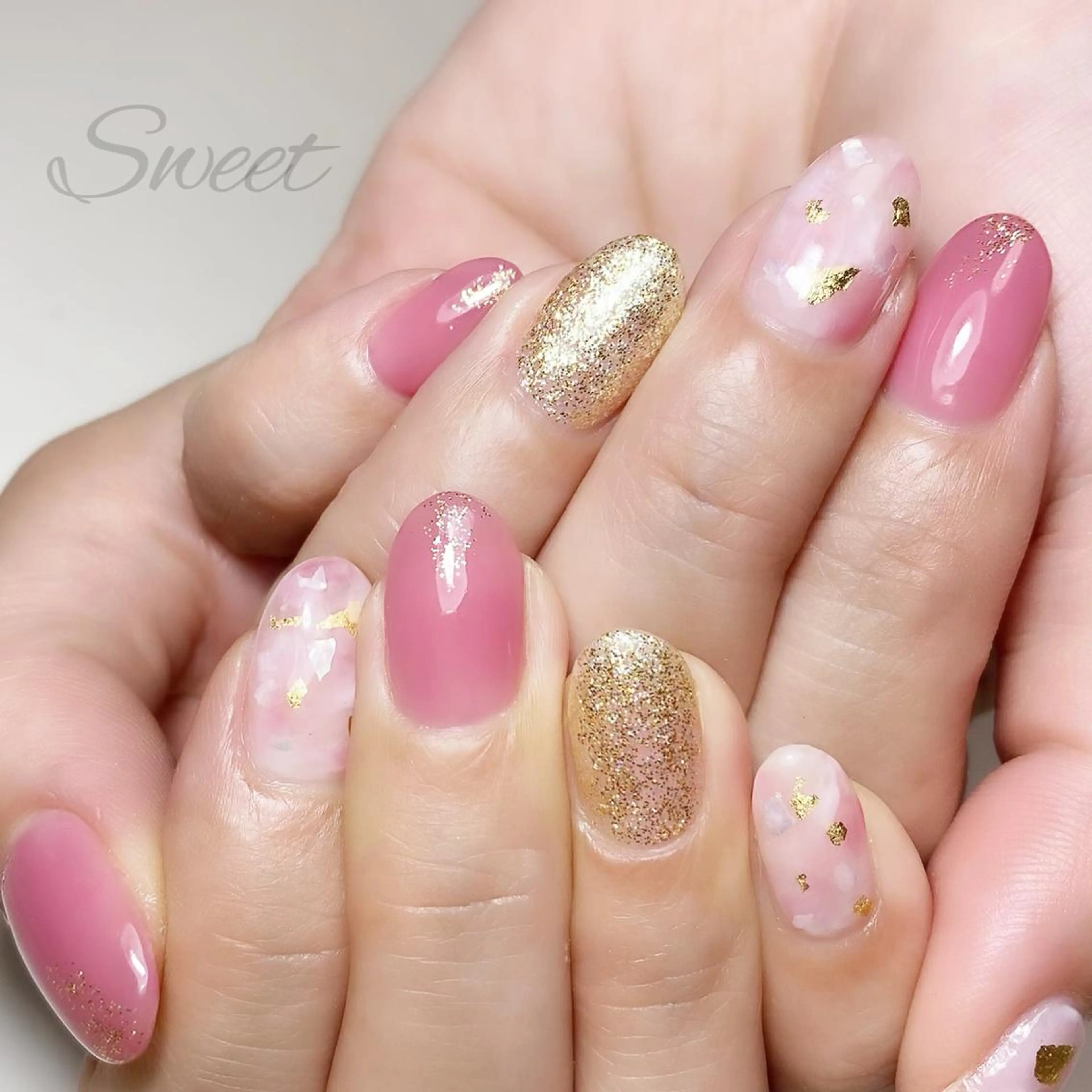 ネイル sweet 仲野陽子のネイルデザイン