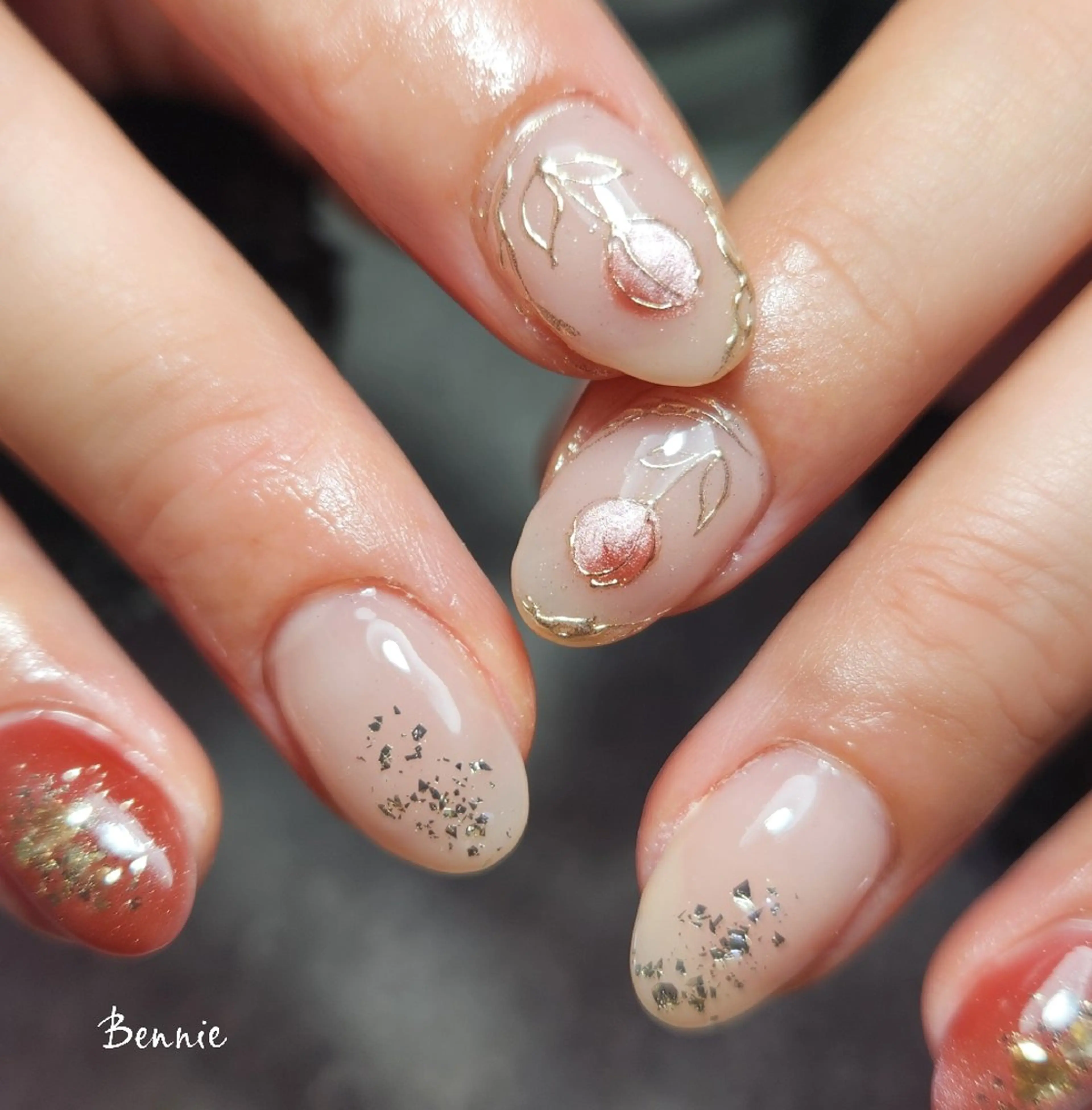 ネイル ピンク 春ネイル   BENNIEのネイルデザイン