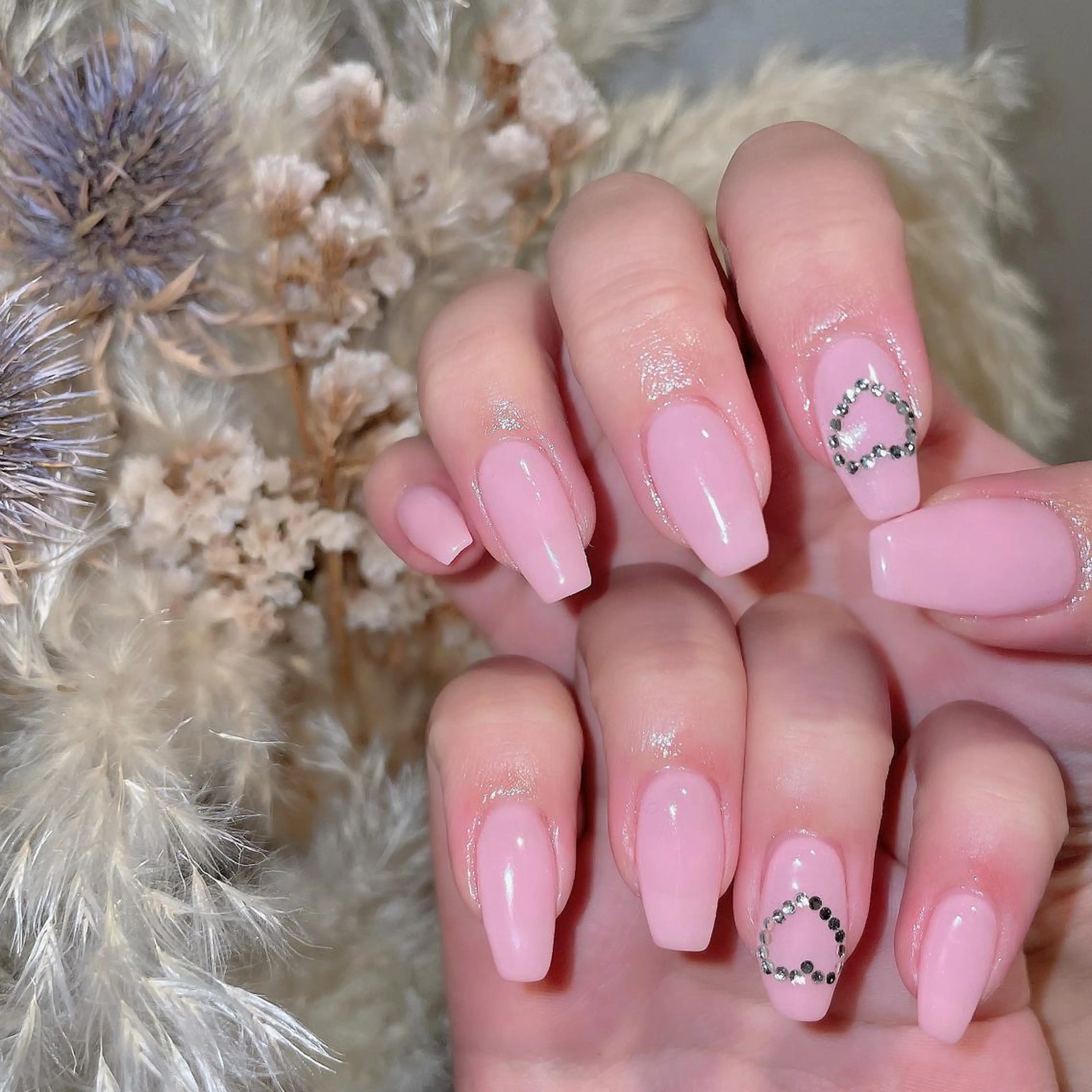 ネイル チークネイル フラッシュネイル フレンチネイル キラキラネイル 韓国ネイル merci nailのネイルデザイン