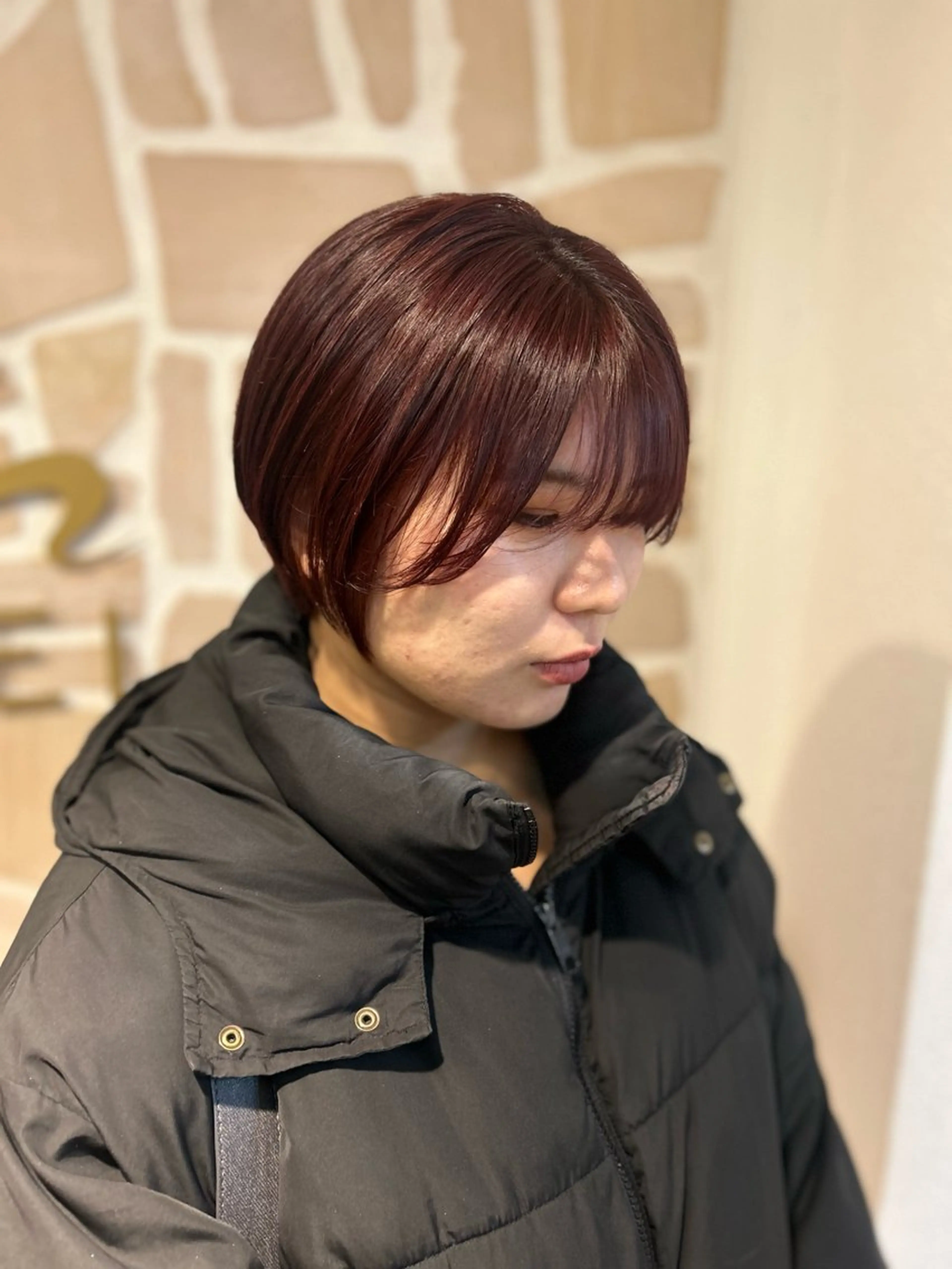 カラー レッドカラー カット ヘアカラー トリートメント 🎀透明感/レイヤ ー/Kotona🎀のヘアスタイル