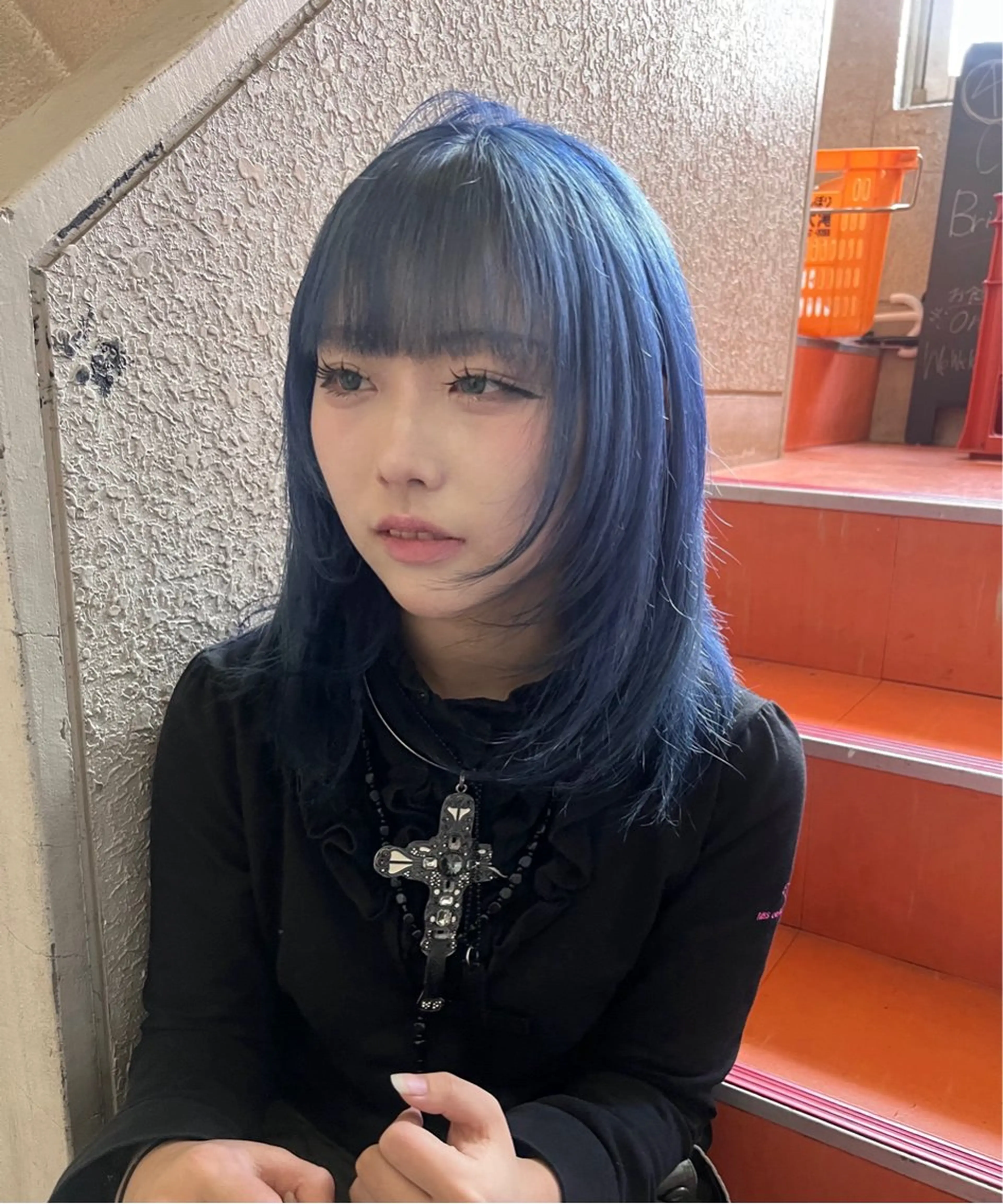 ミディアム ヘアカラー AIRA/ブリーチ ‪/透明感カラーのヘアスタイル