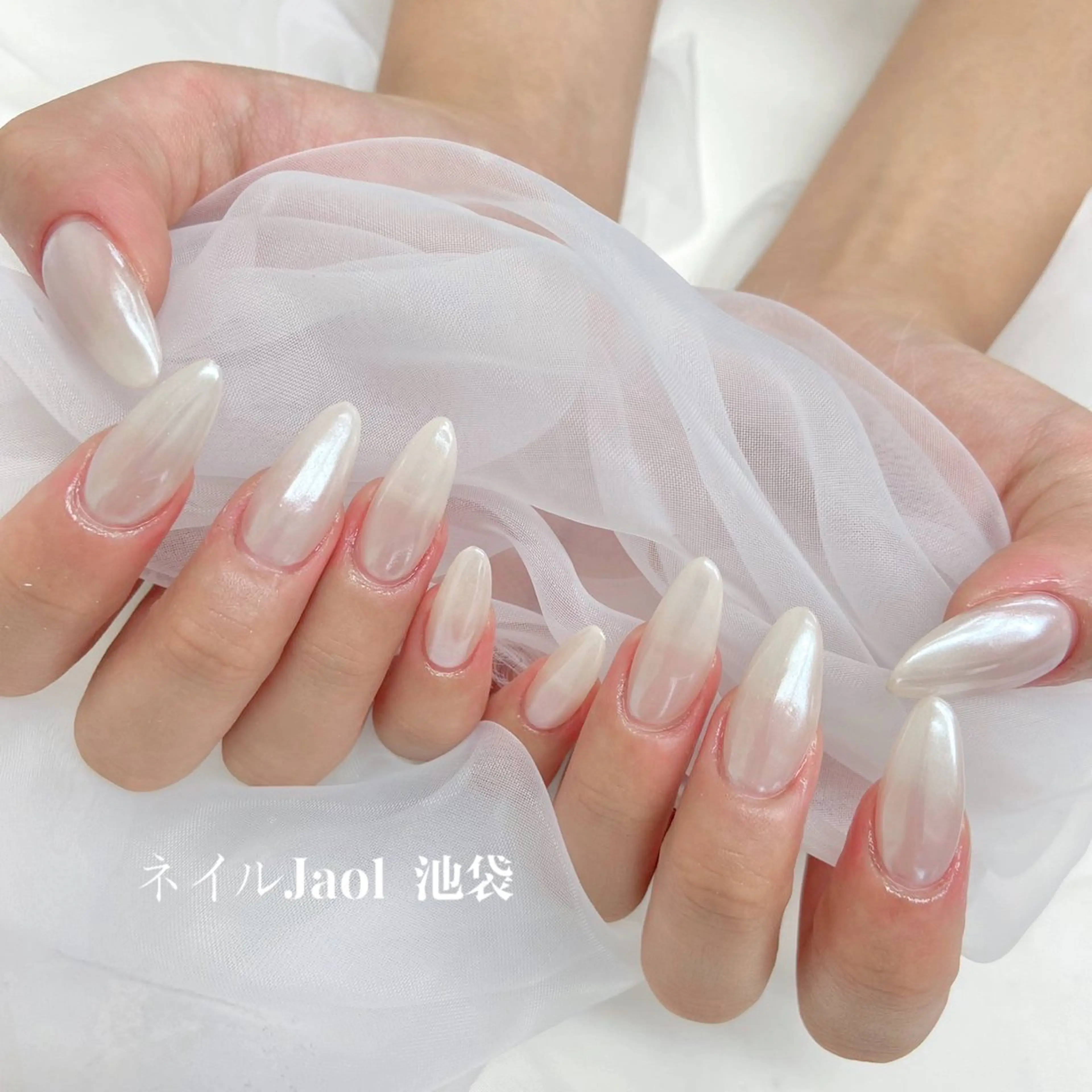 ロング ハンドネイル ネイルJaol 池袋のネイルデザイン