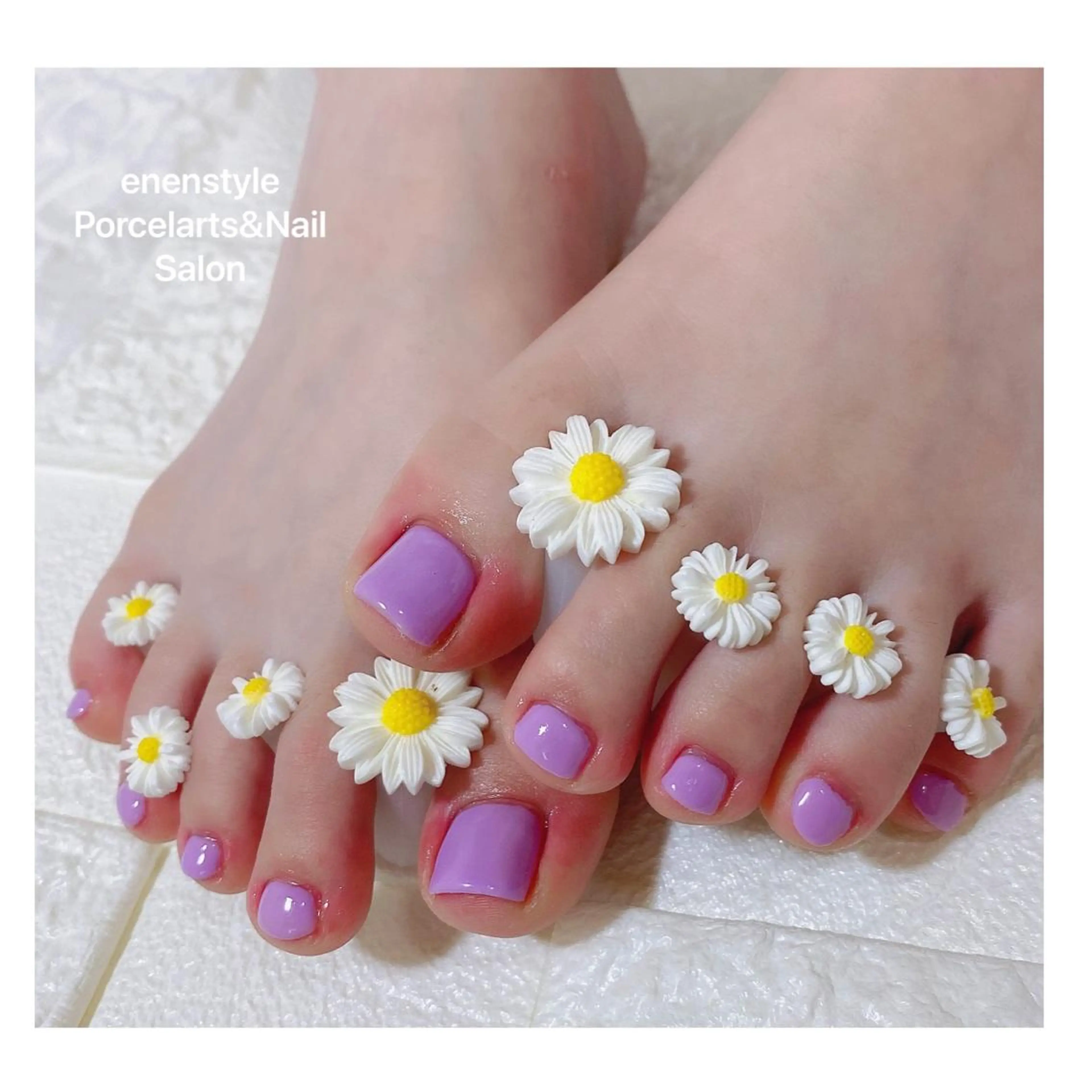 ショート ネイル ハンドネイル フットネイル 👑enen style👑のネイルデザイン