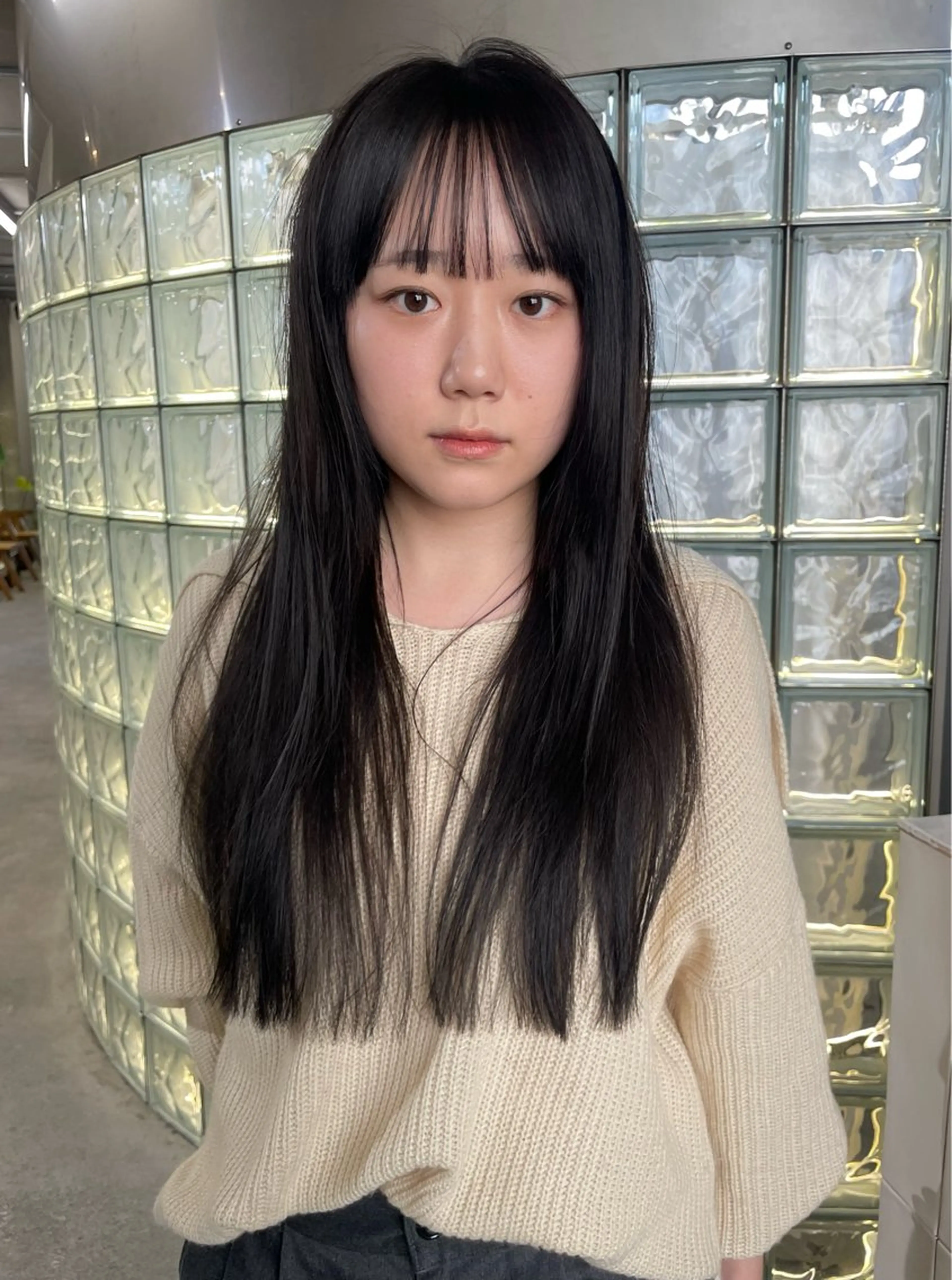 ロング カラー ロング WA KOのヘアスタイル