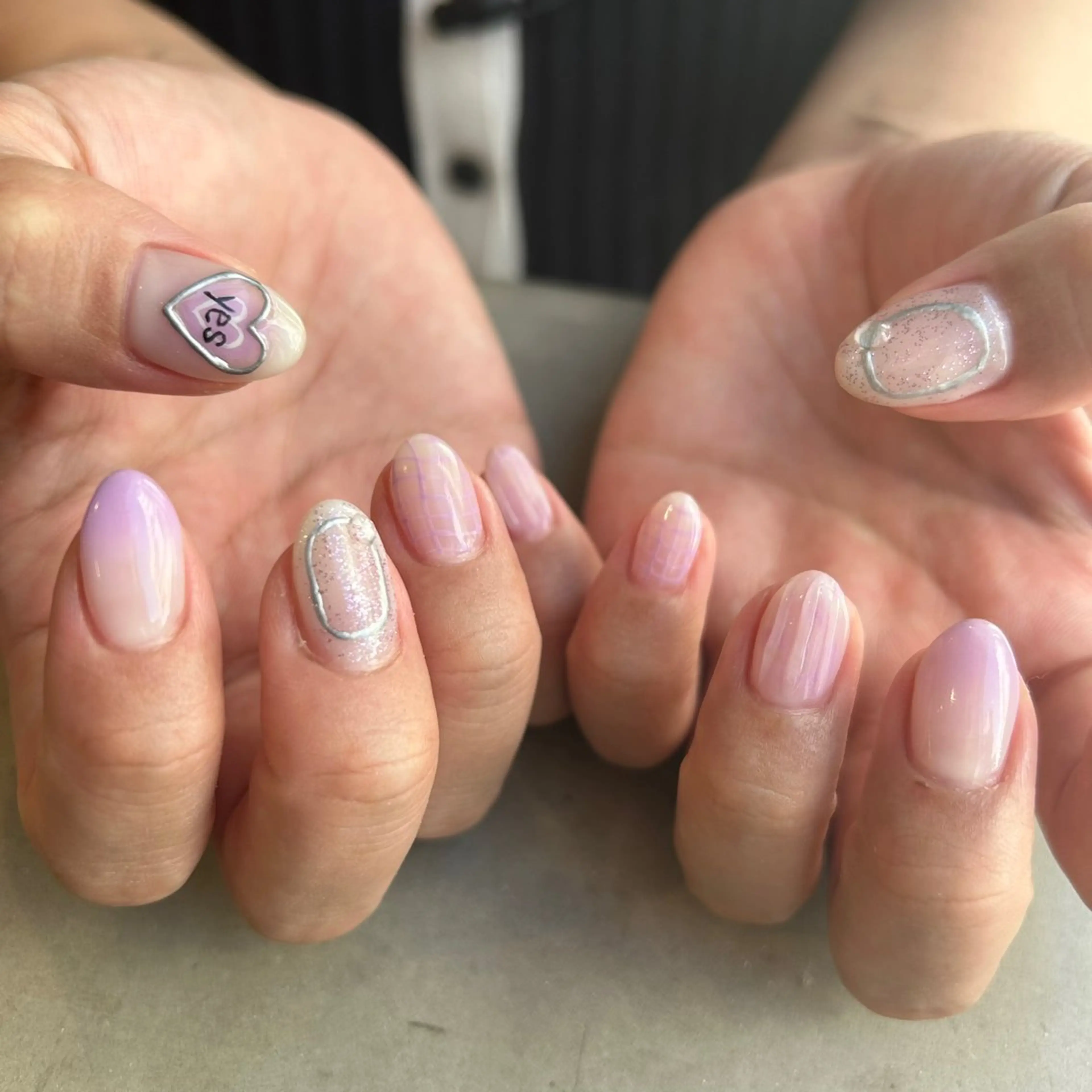 ネイル SHELLTOKYO 💜Kazamakiのネイルデザイン