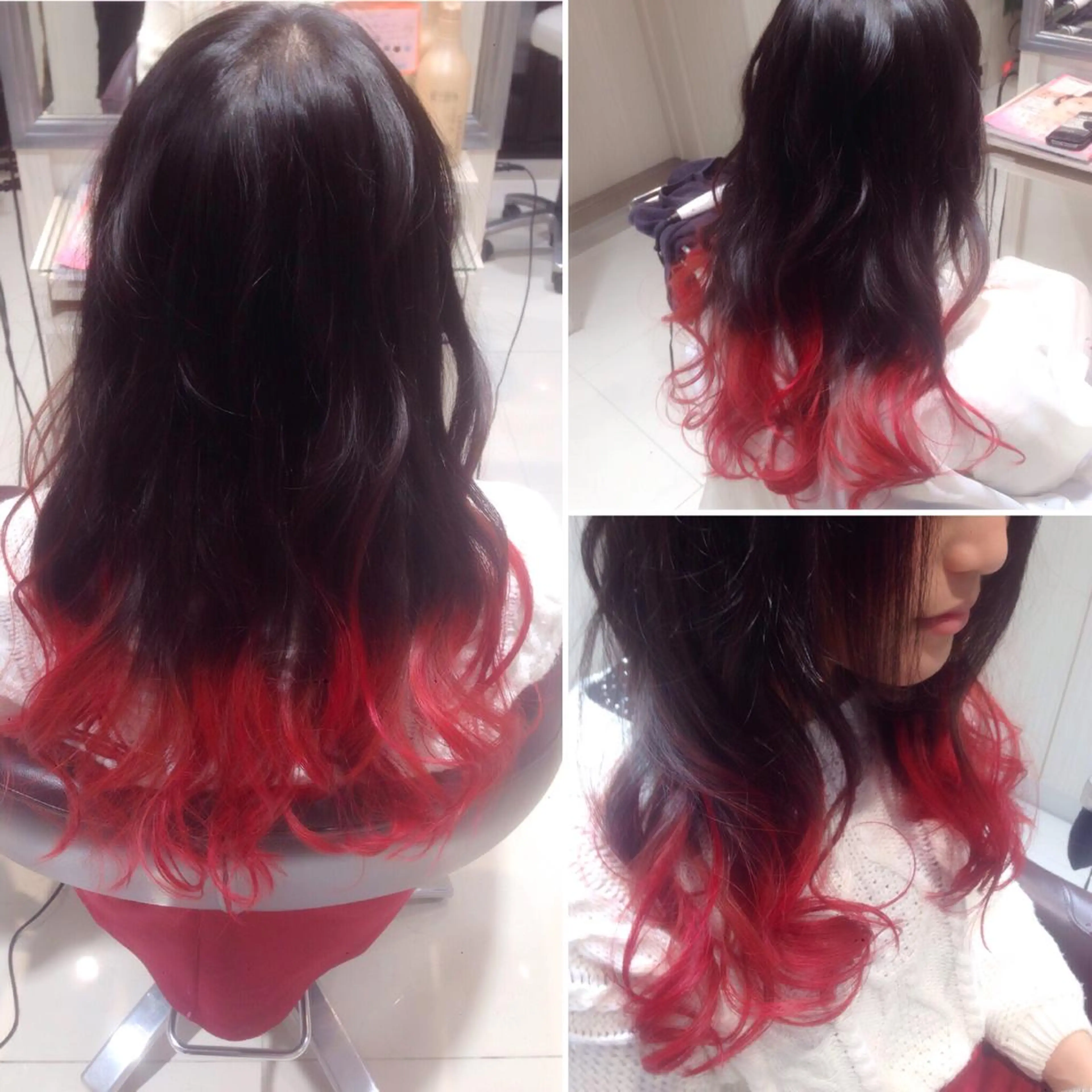 ロング カラー グラデーションカラー ✨艶髪✨透明感✨ 山内大樹のヘアスタイル