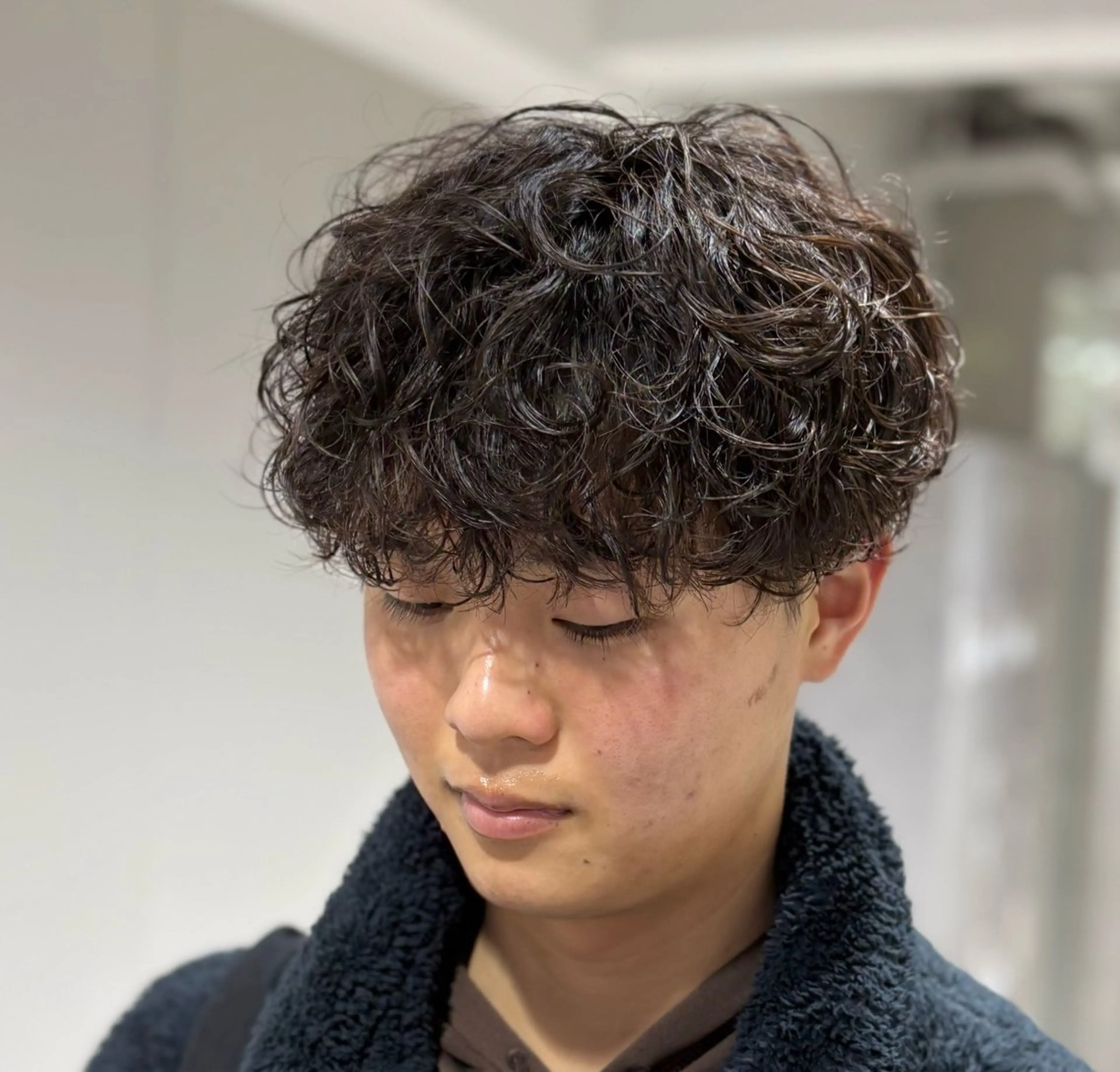 ショート パーマ メンズ カット パーマ 【メンズ特化】 池田大成✂︎のヘアスタイル