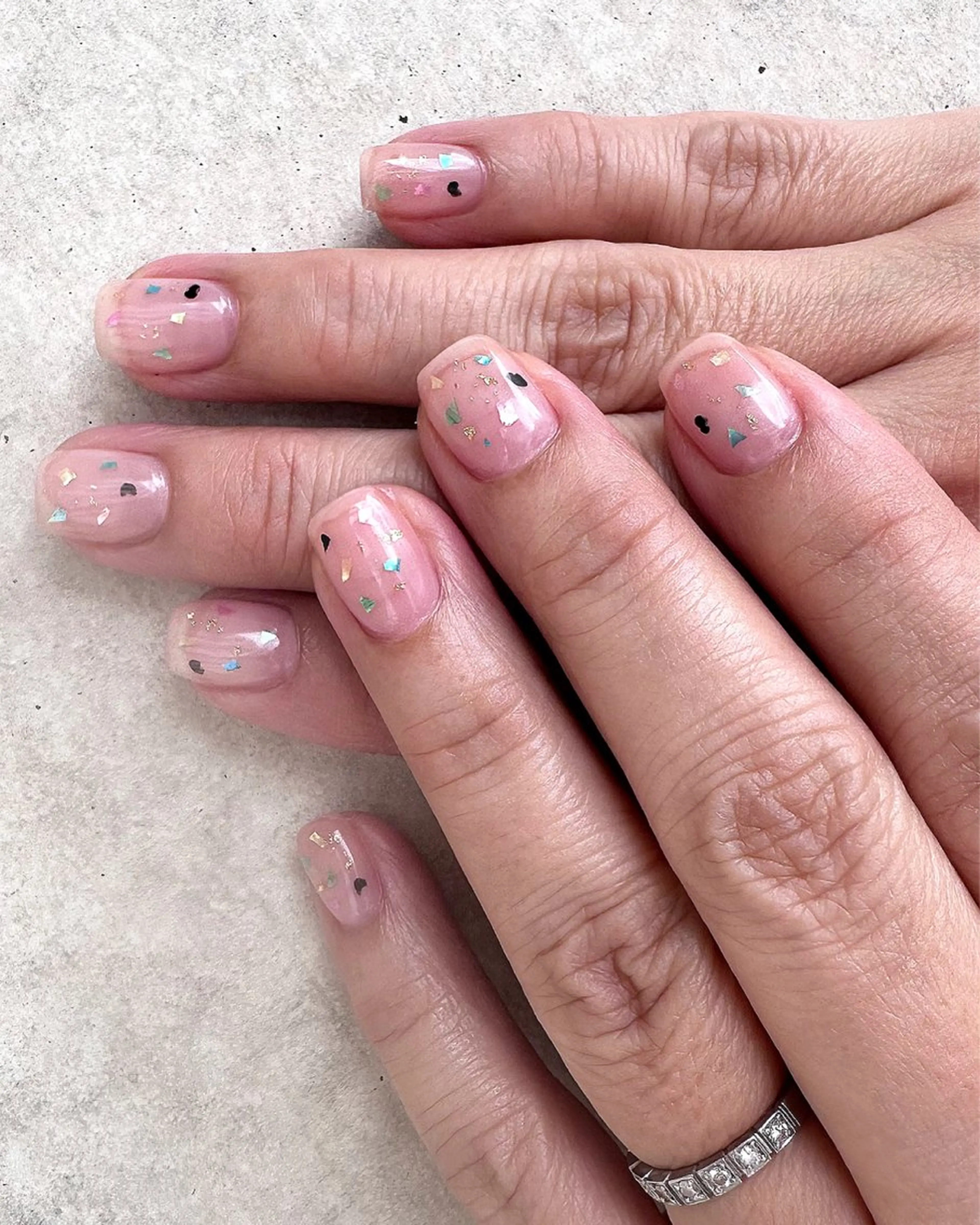 ネイル ピンク ピンクベージュ ハンドネイル nail campのネイルデザイン