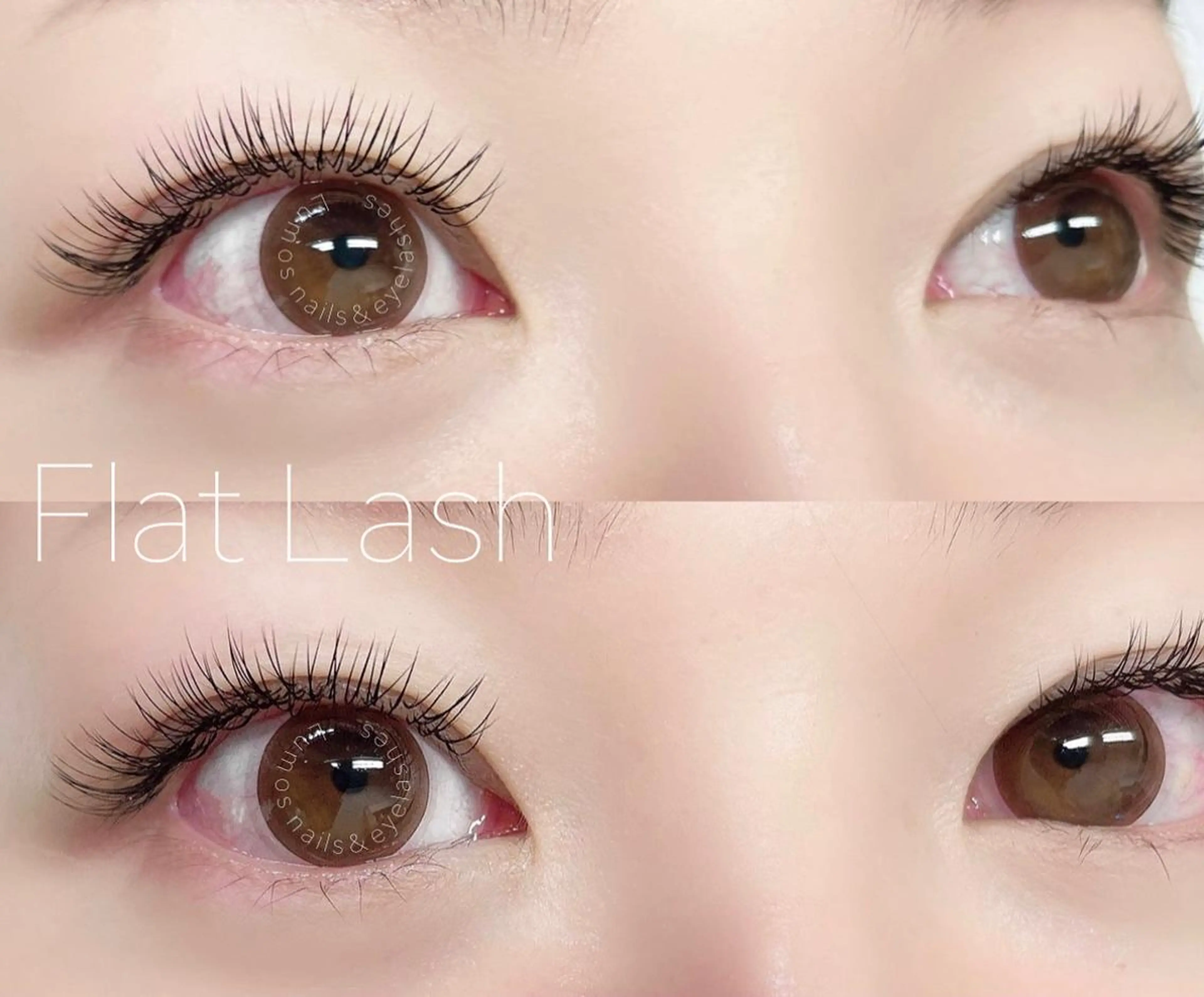 マツエク・マツパ フラットラッシュ マツエク Lumos nail&eyelash所属・Lumos Ayakaのマツエク・マツパデザイン