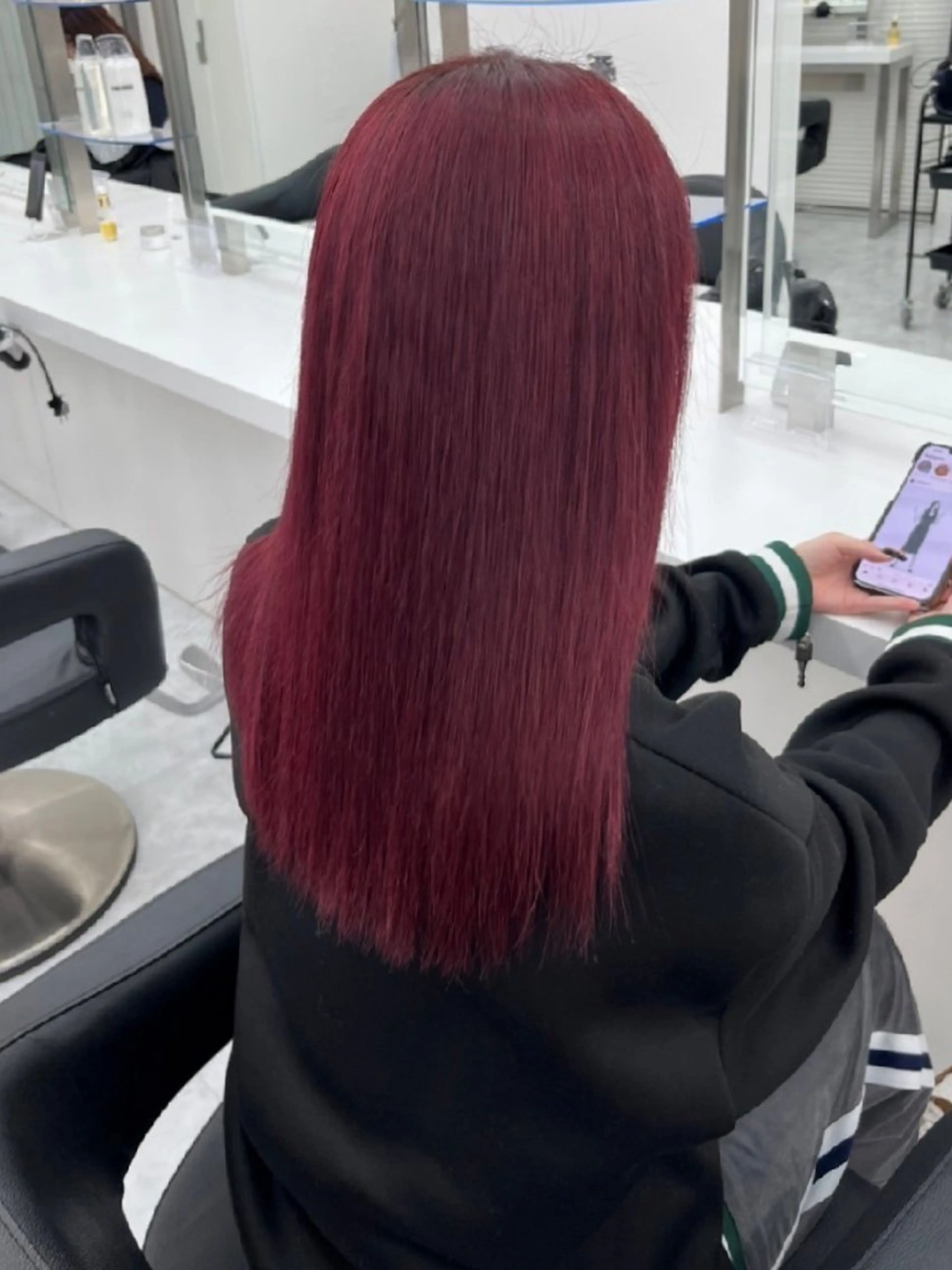 カラー ブリーチ ブリーチなしカラー 髪質改善 🍒renka🍒 ボブ/ショート/暖色のヘアスタイル