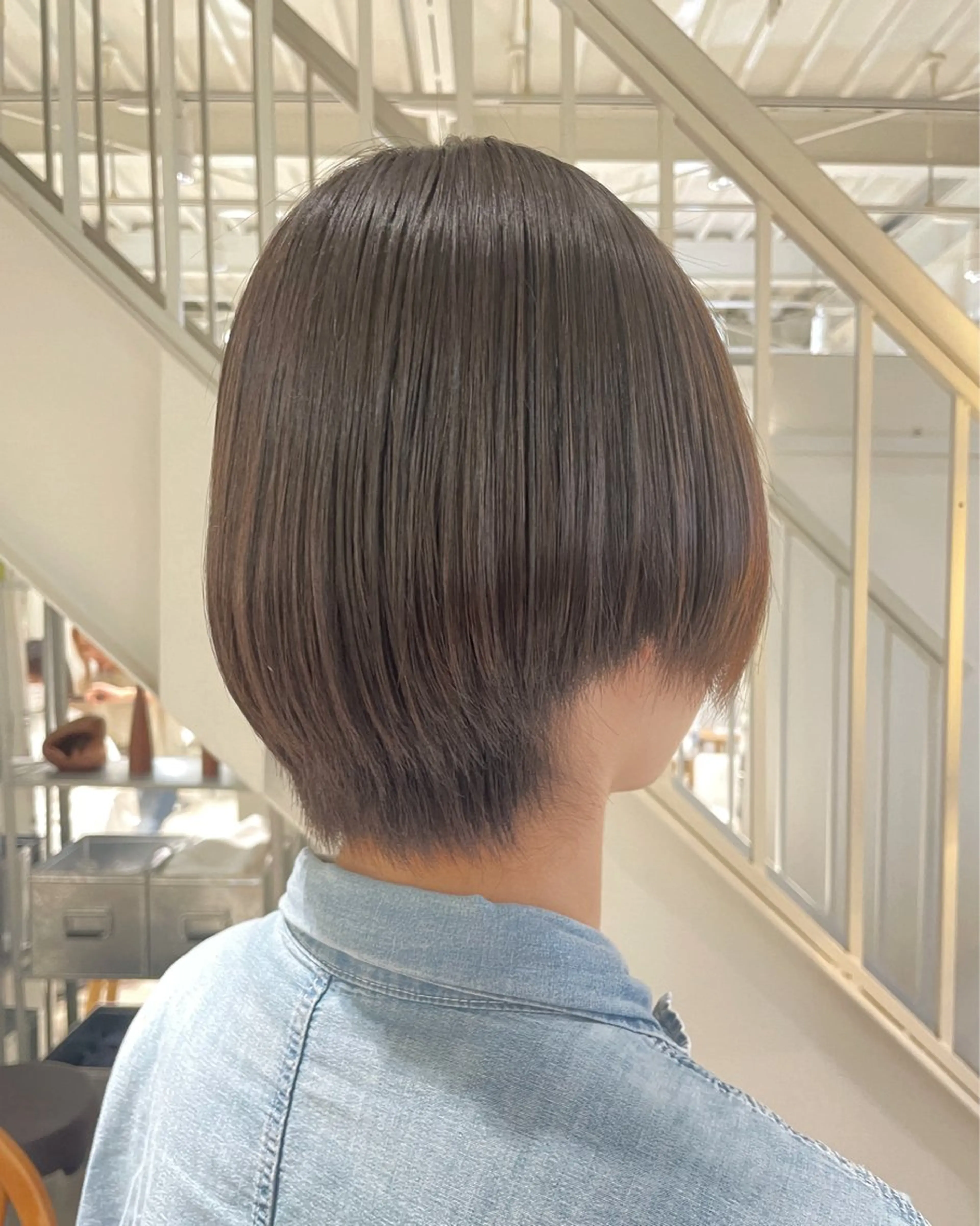 ショート 縮毛矯正 安西 香利奈のヘアスタイル