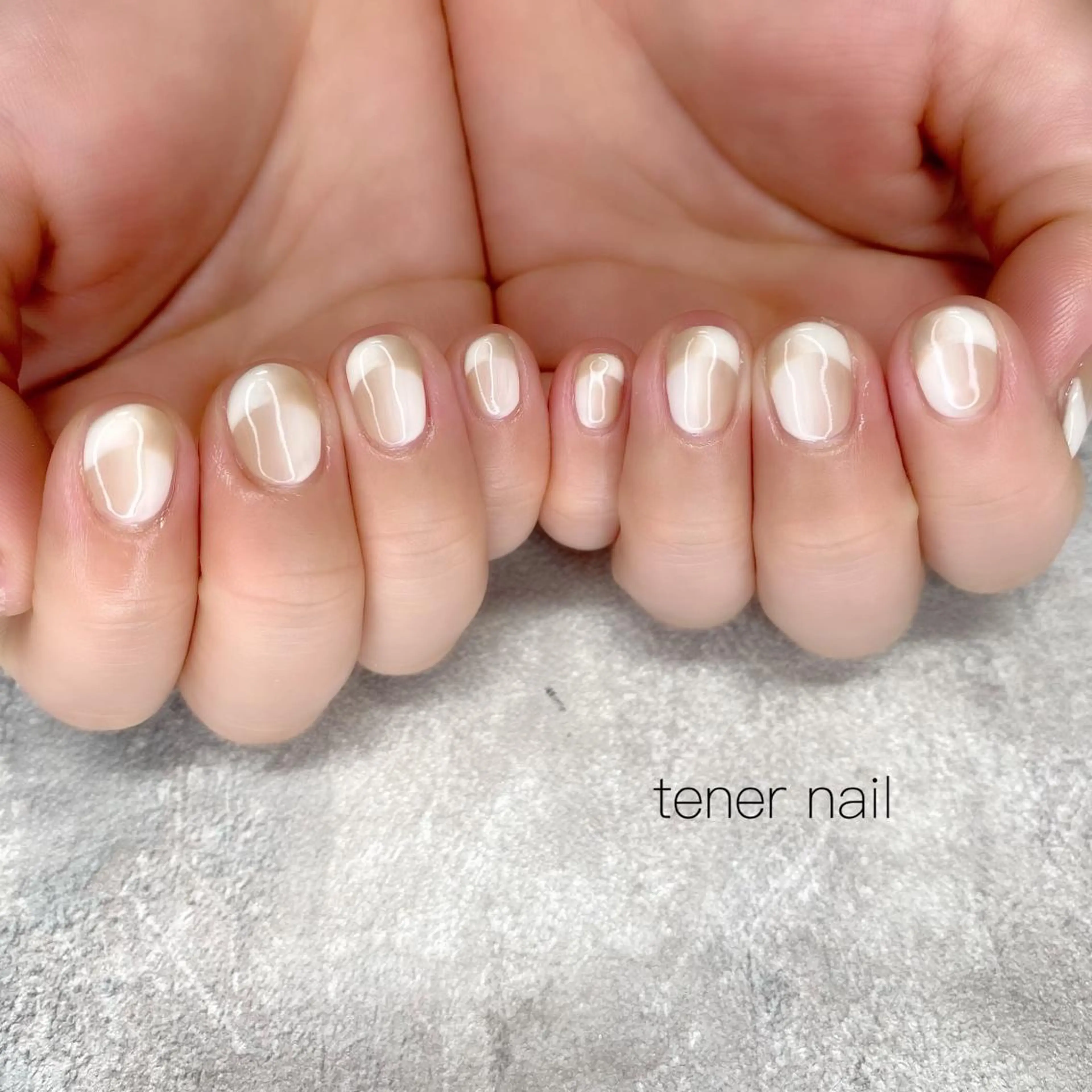 ネイル フレンチネイル オンブレフレンチ tener  nail  テネルネイル所属・テネルネイル tener nailのネイルデザイン
