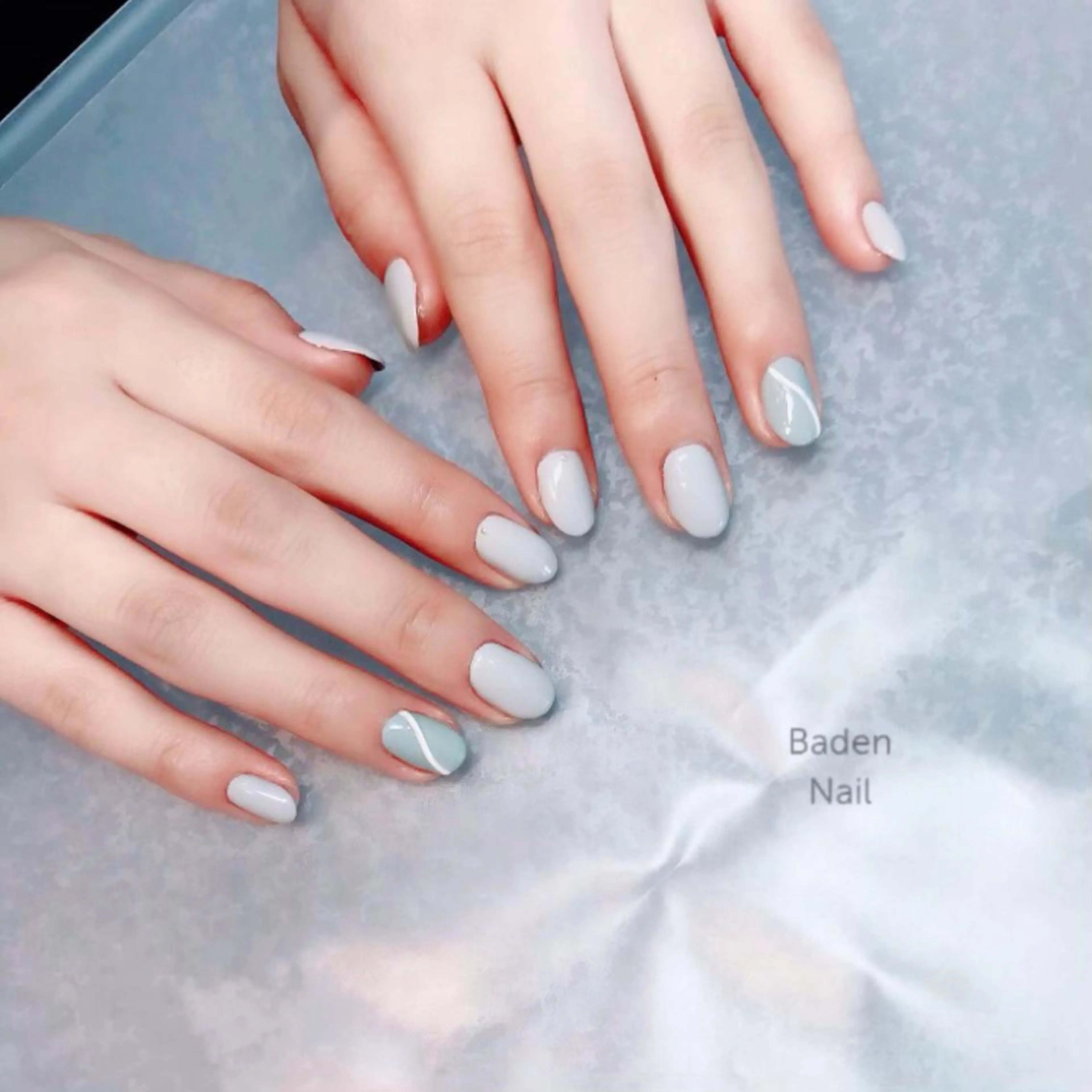 ネイル ぷっくりネイル ハンドネイル Baden Nail ﾊﾞ-ﾃﾞﾝ ﾈｲﾙのネイルデザイン