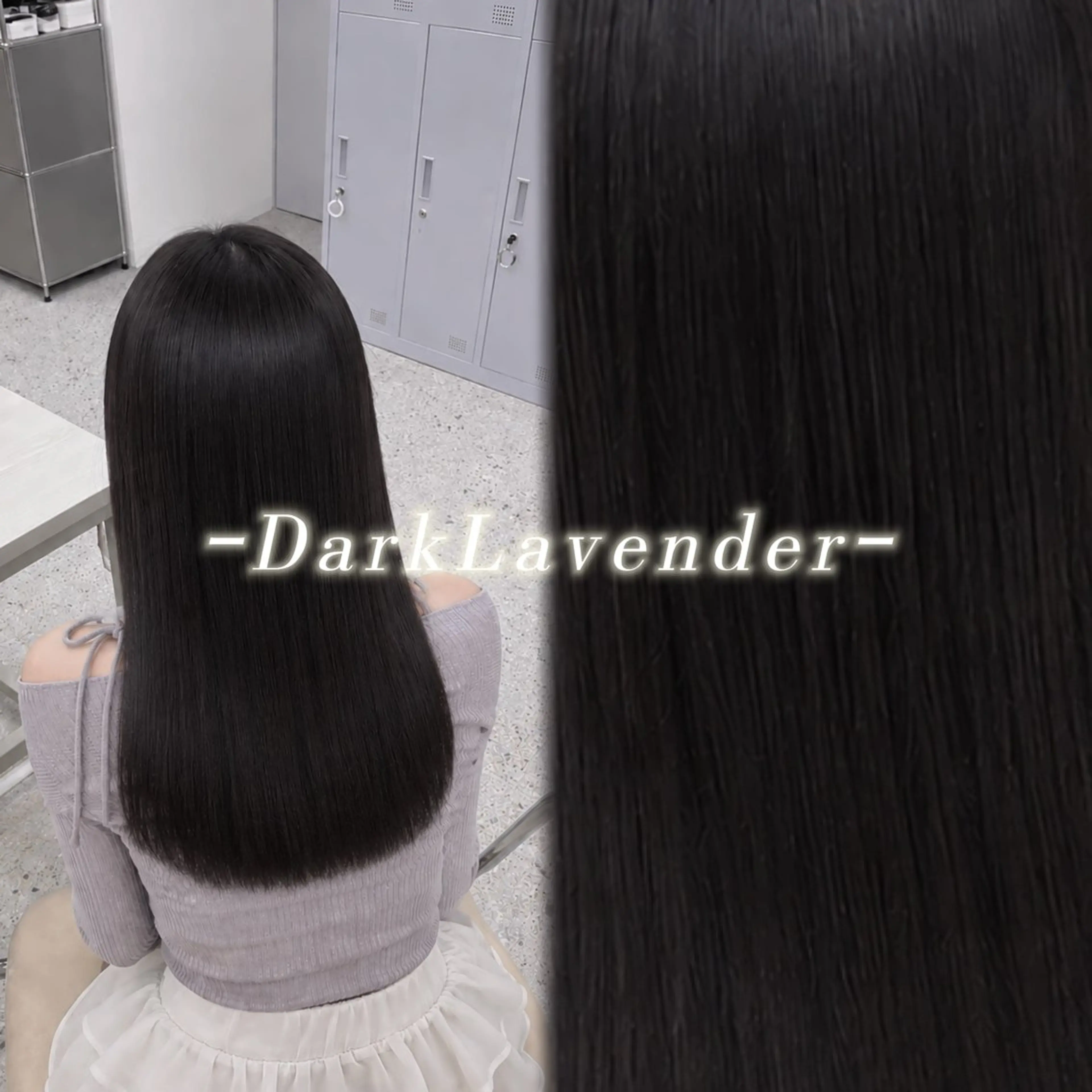 セミロング カラー 透明感カラー ディープラベンダー ラベンダーカラー 韓国風ヘア ヘアカラー haru/COCO /大宮/カラーのヘアスタイル