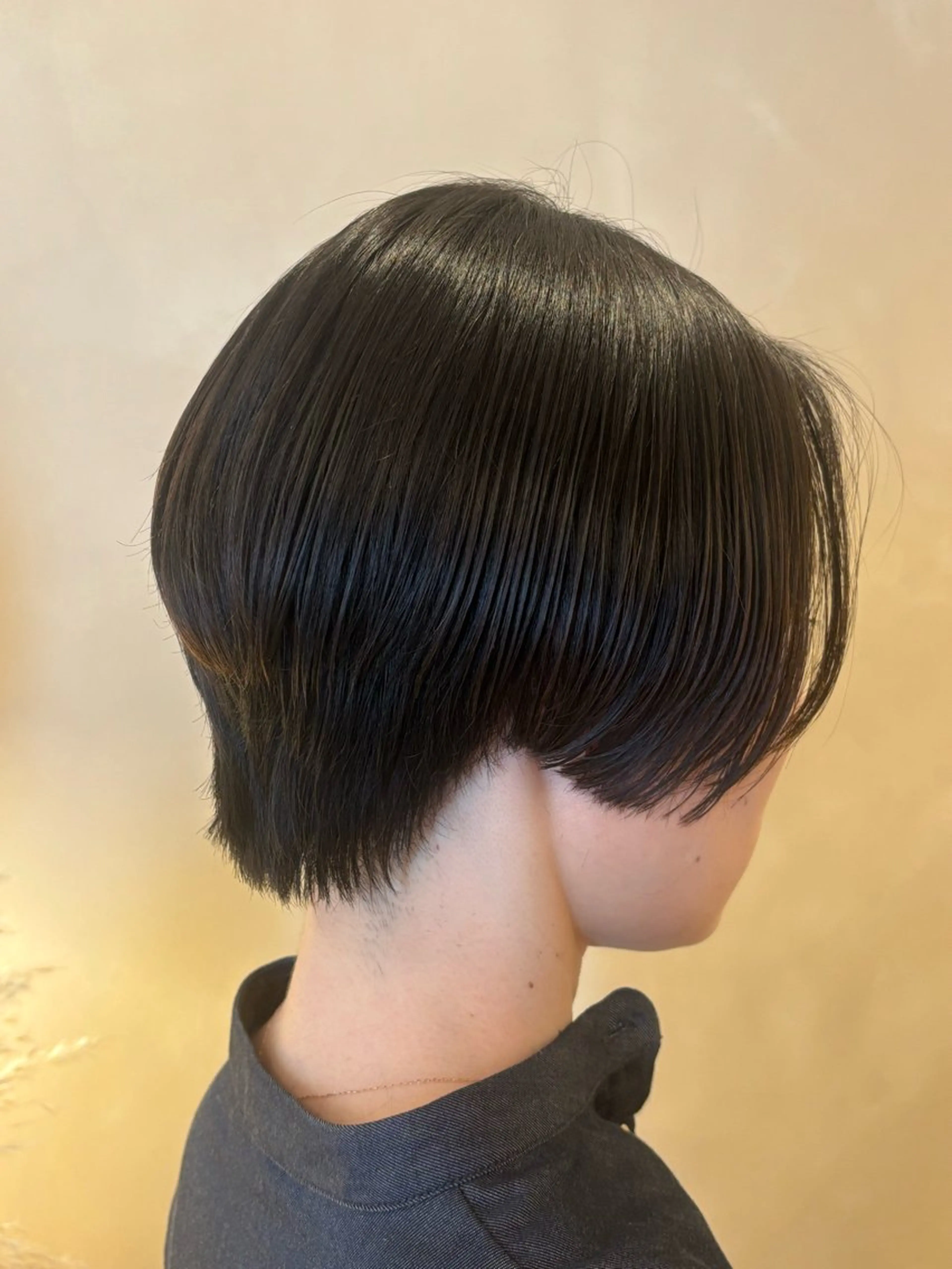 ショート ハンサムショート ショートヘア シンバヒナノ/パーマ レイヤー/髪質改善のヘアスタイル