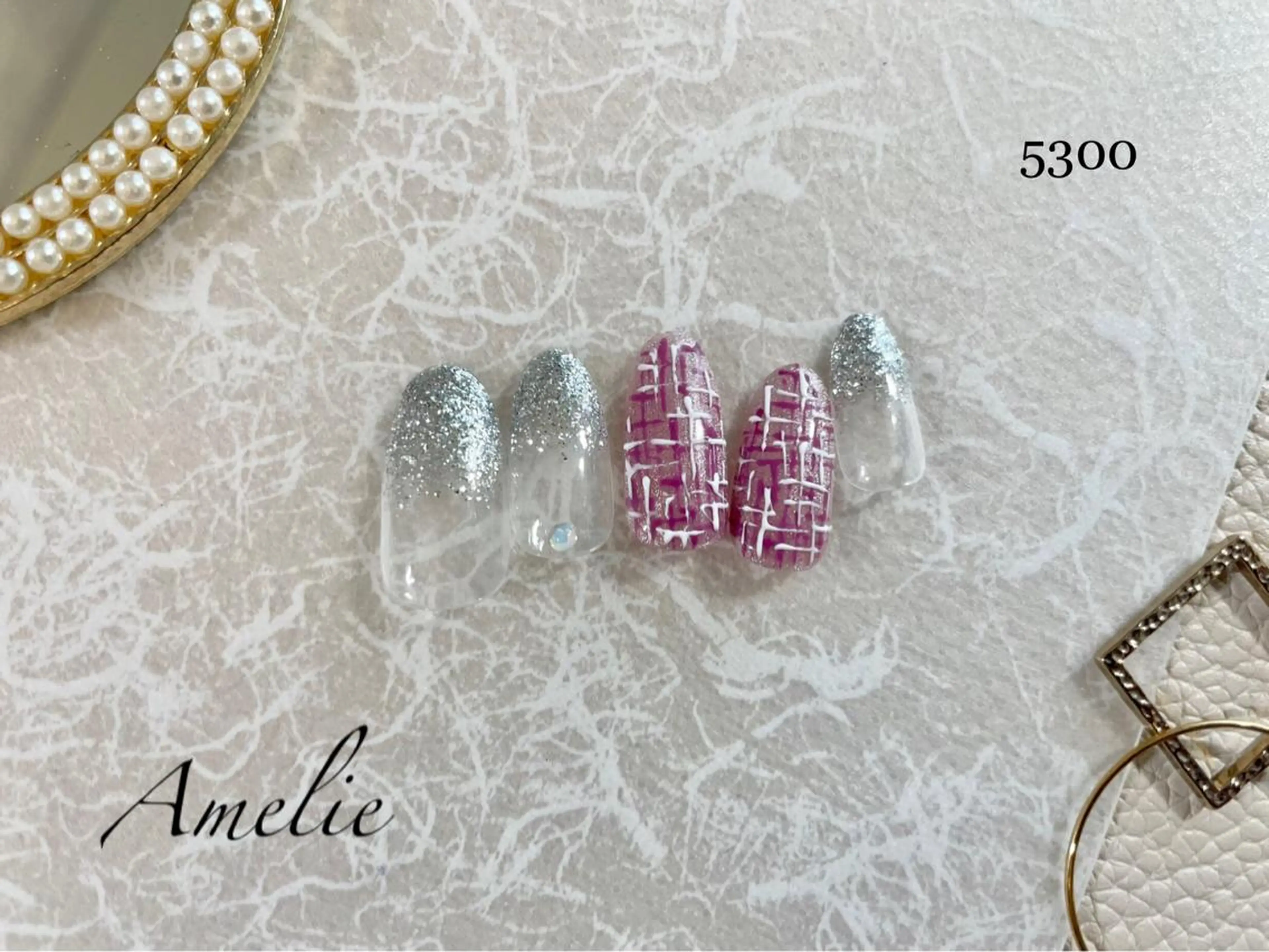 ネイル ハンドネイル いちじゅう あおいのネイルデザイン