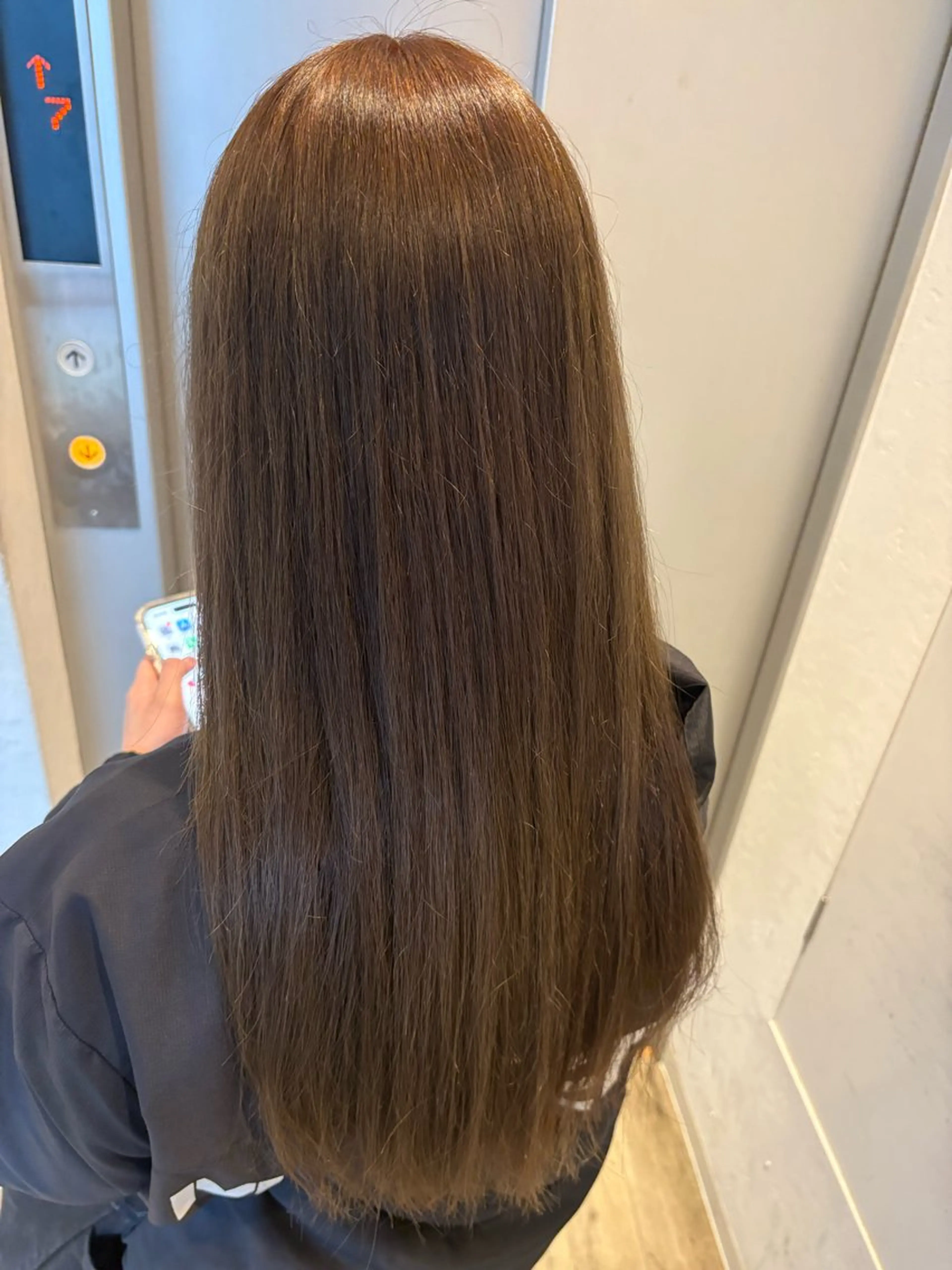 ロング カラー ブラウンカラー topstylist Risa🩵のヘアスタイル