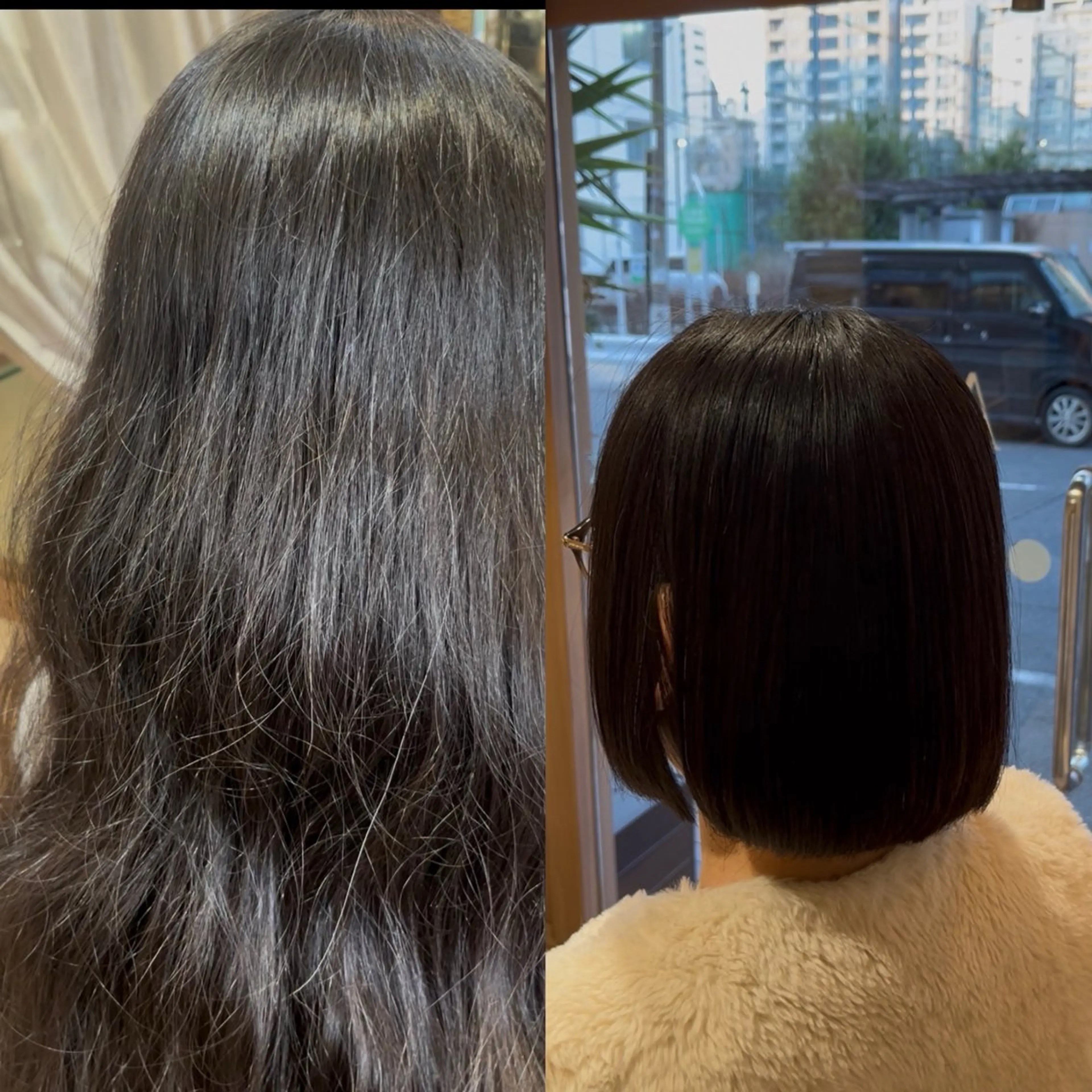 ショート 髪質改善 縮毛矯正 カット 縮毛矯正 トリートメント 渋谷👑艶髪縮毛矯正 曲がる矯正✨ヒガシのヘアスタイル