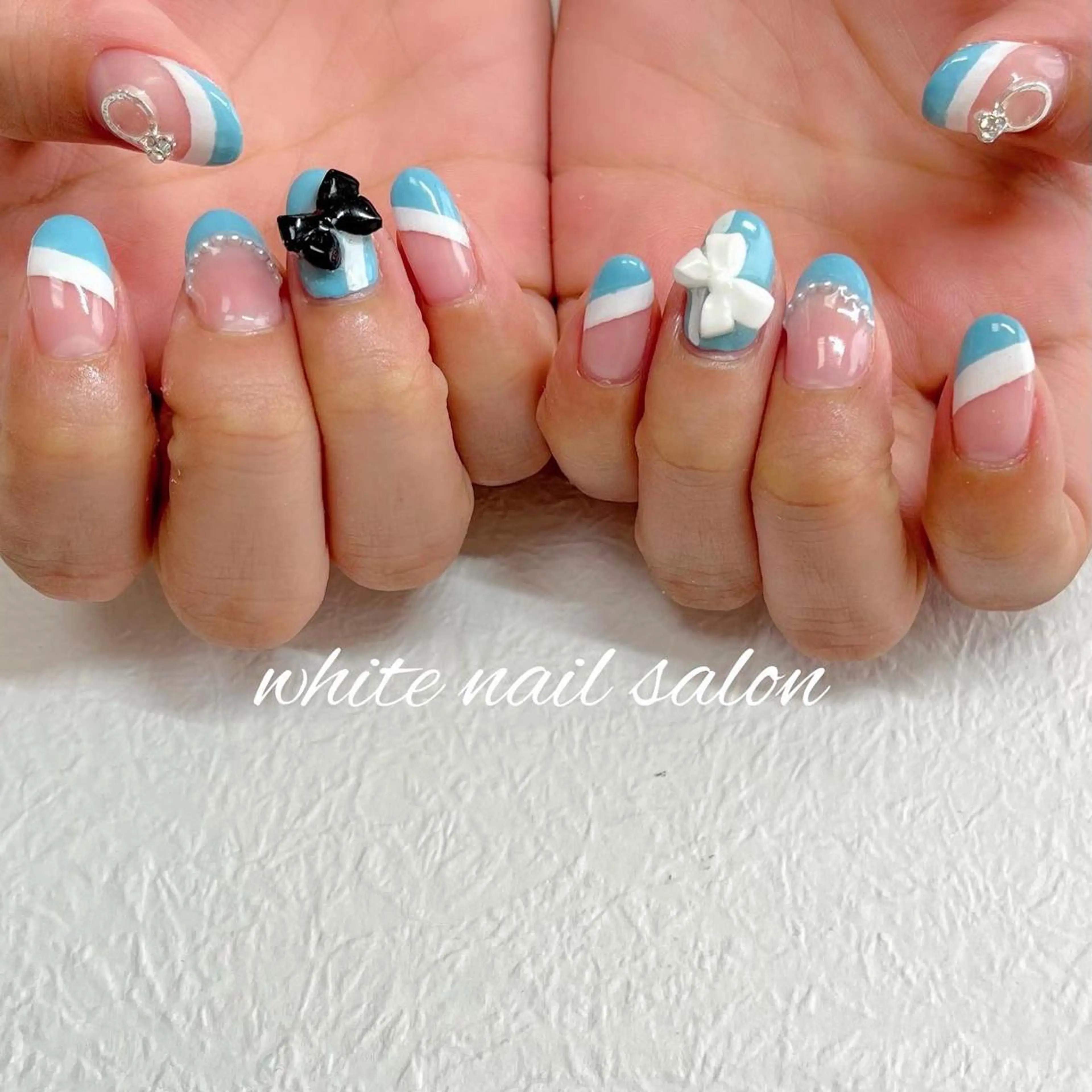 ネイル フットネイル ジェルネイル ハードジェル ラメ(グリッター) 持ち込み ハンドネイル white nail salonのネイルデザイン
