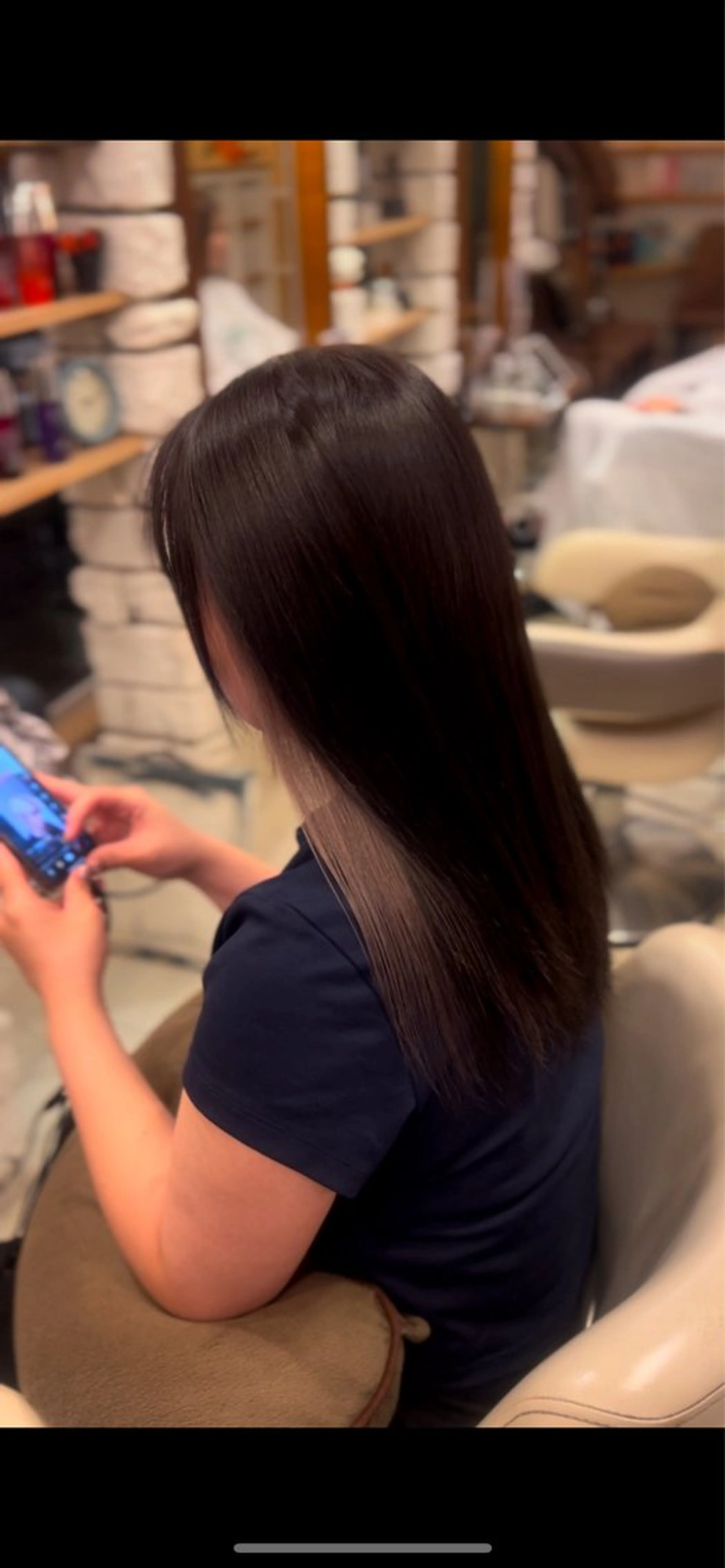 ロング カラー 艶ストレート🫧✨ 浜松/Hanaのヘアスタイル