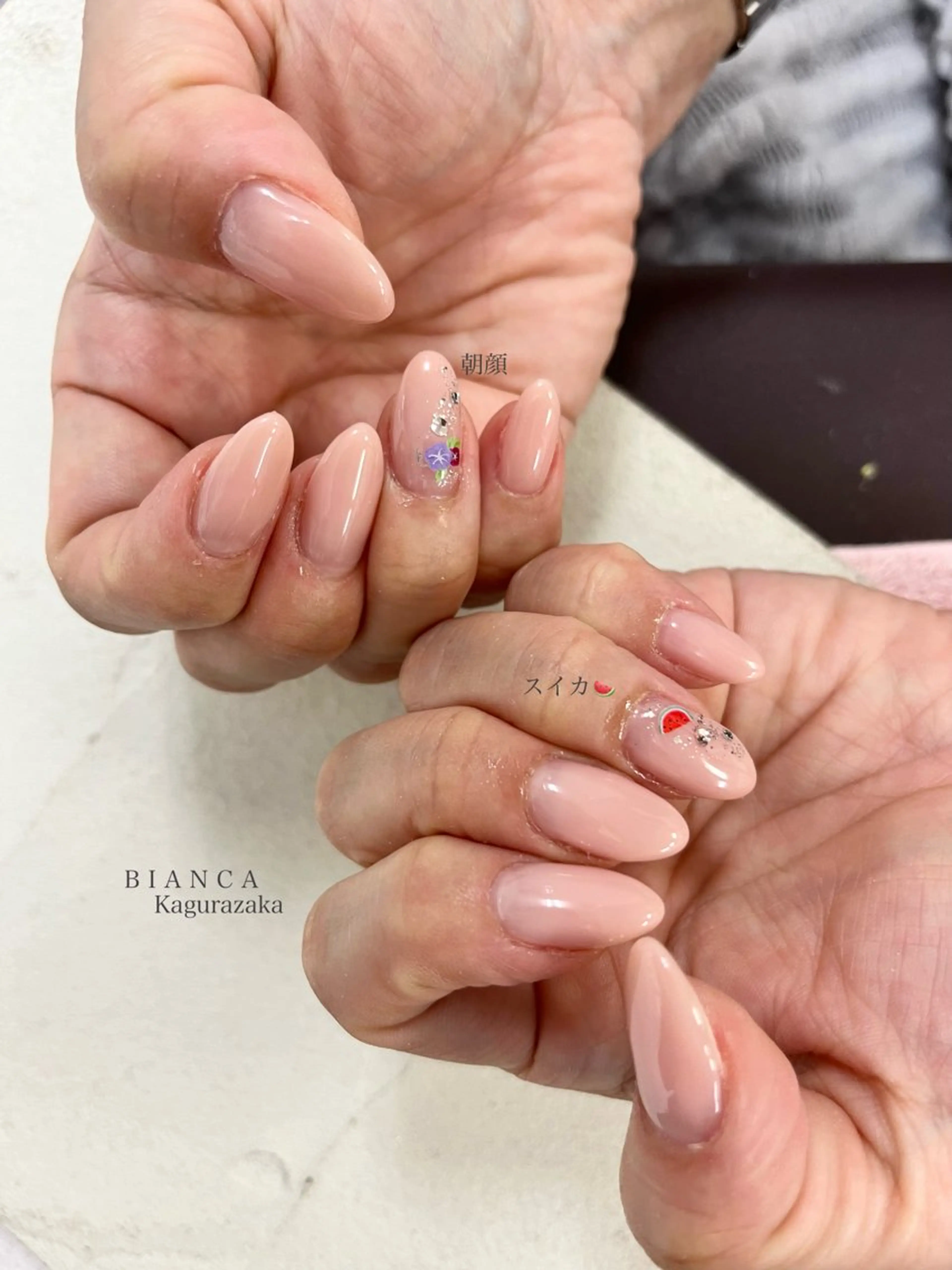 ネイル ハンドネイル ハンドケア BIANCA Ouchidaのネイルデザイン