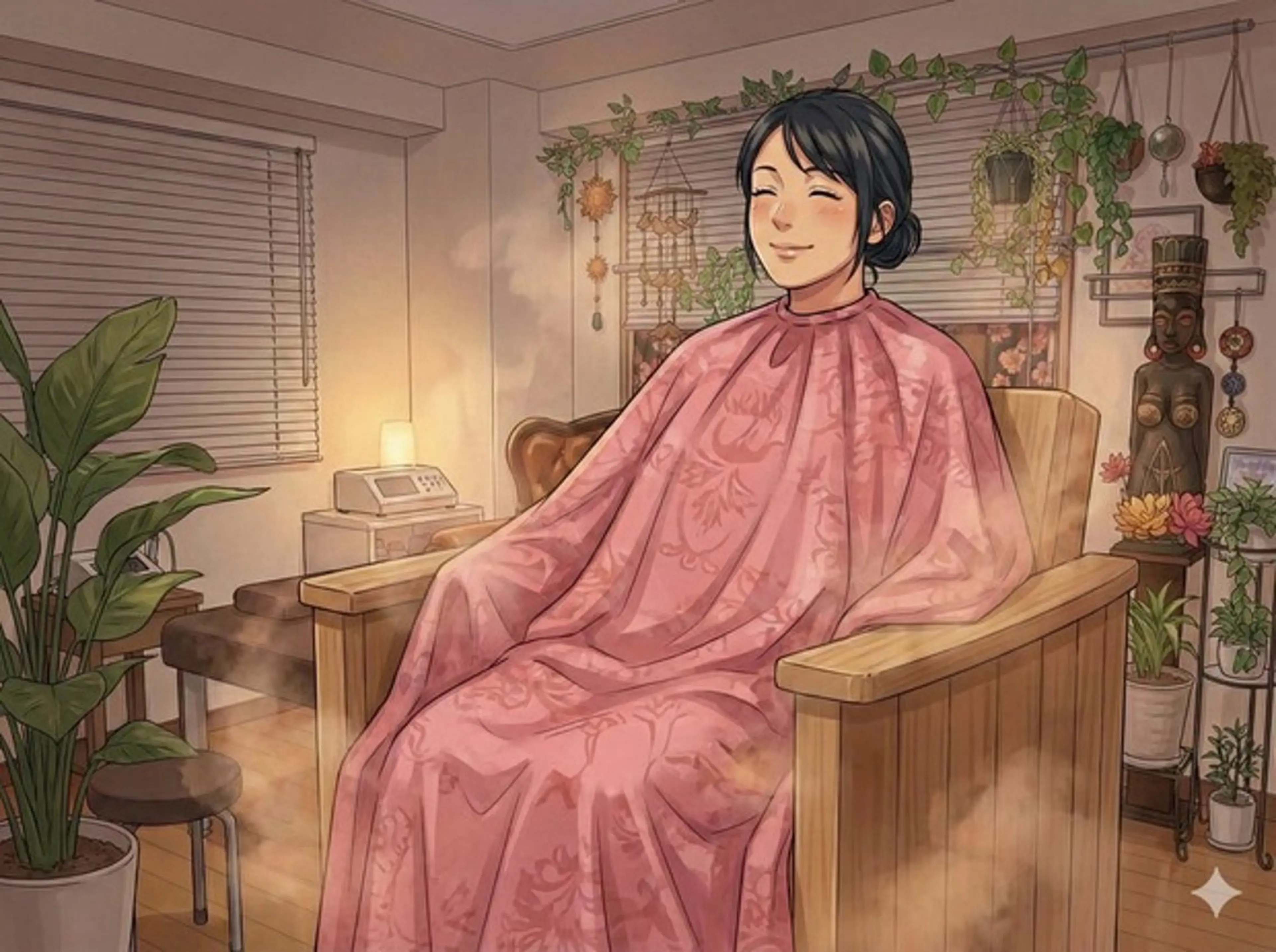 【深温よもぎ蒸し】妊活中の方におすすめの写真