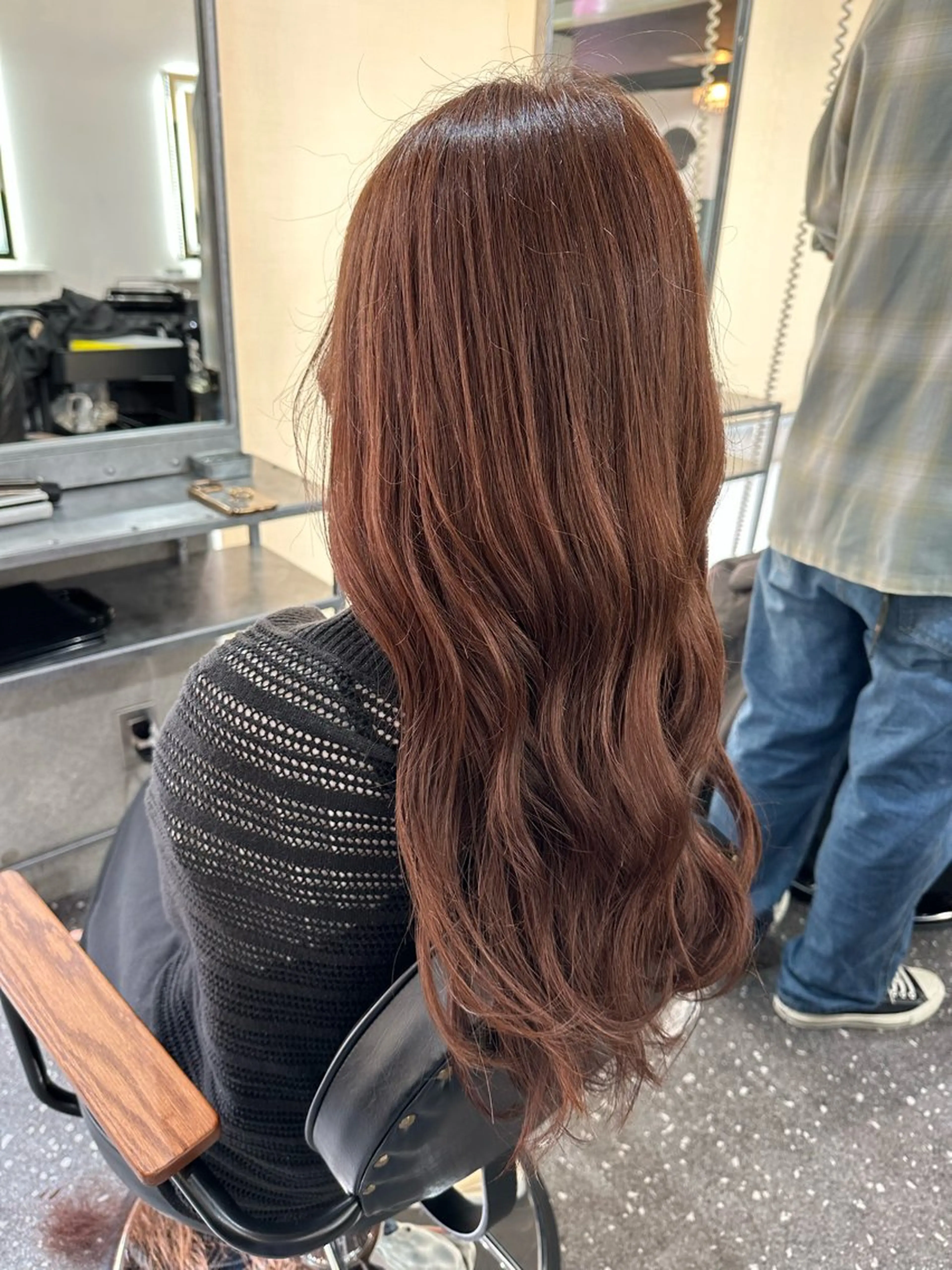 ロング カラー カット ヘアカラー トリートメント 髪質改善⭐️縮毛矯正 中野⭐️Rinaのヘアスタイル